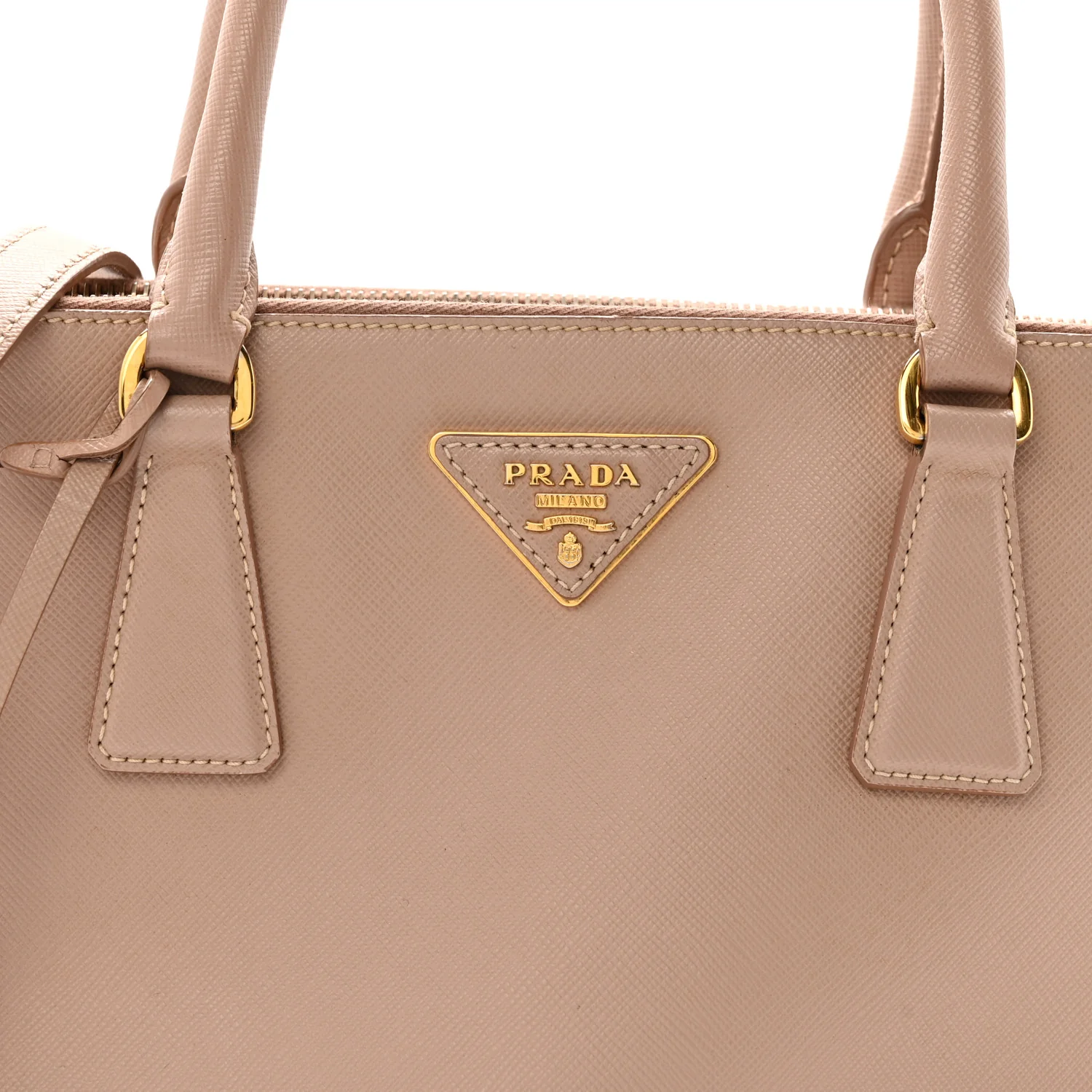 Saffiano Small Galleria Double Zip Tote Cammeo - Image 8