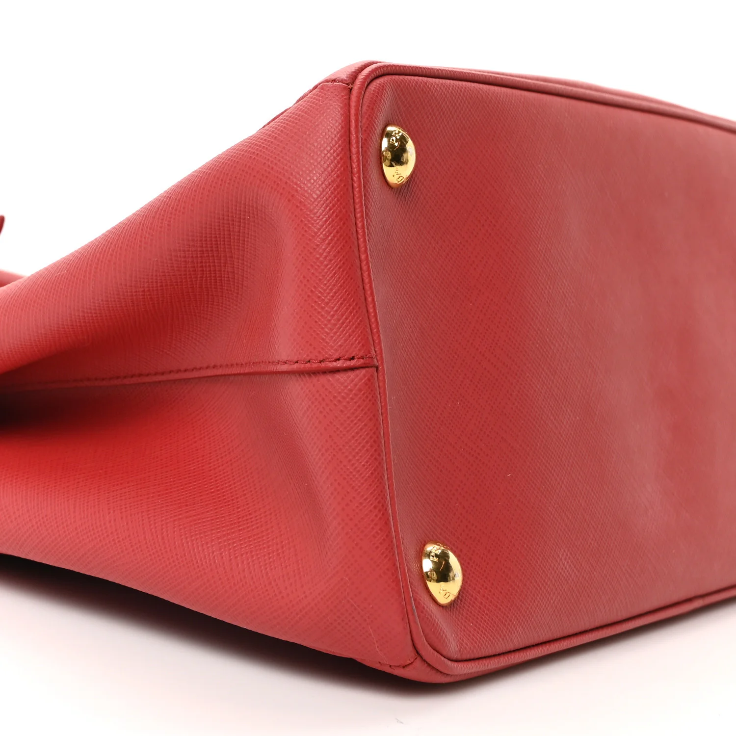 Saffiano Small Galleria Double Zip Tote Fuoco - Image 9