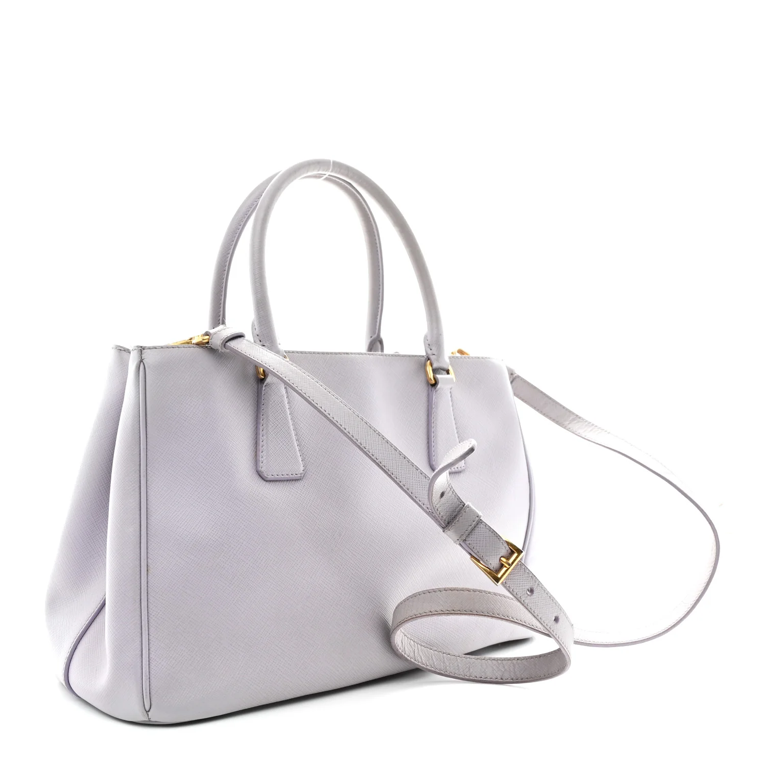 Saffiano Small Galleria Double Zip Tote Glicine - Image 4