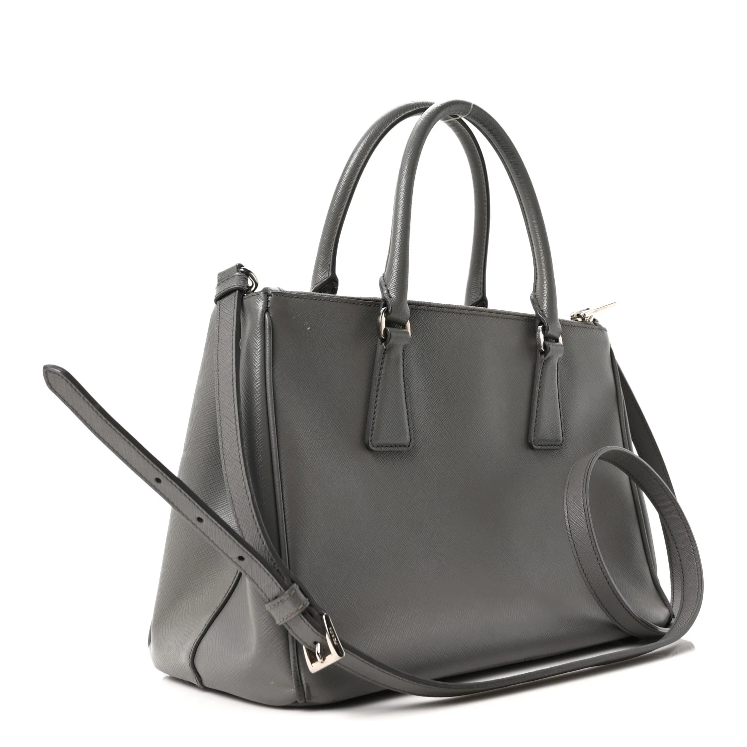 Saffiano Small Galleria Double Zip Tote Marmo - Image 3