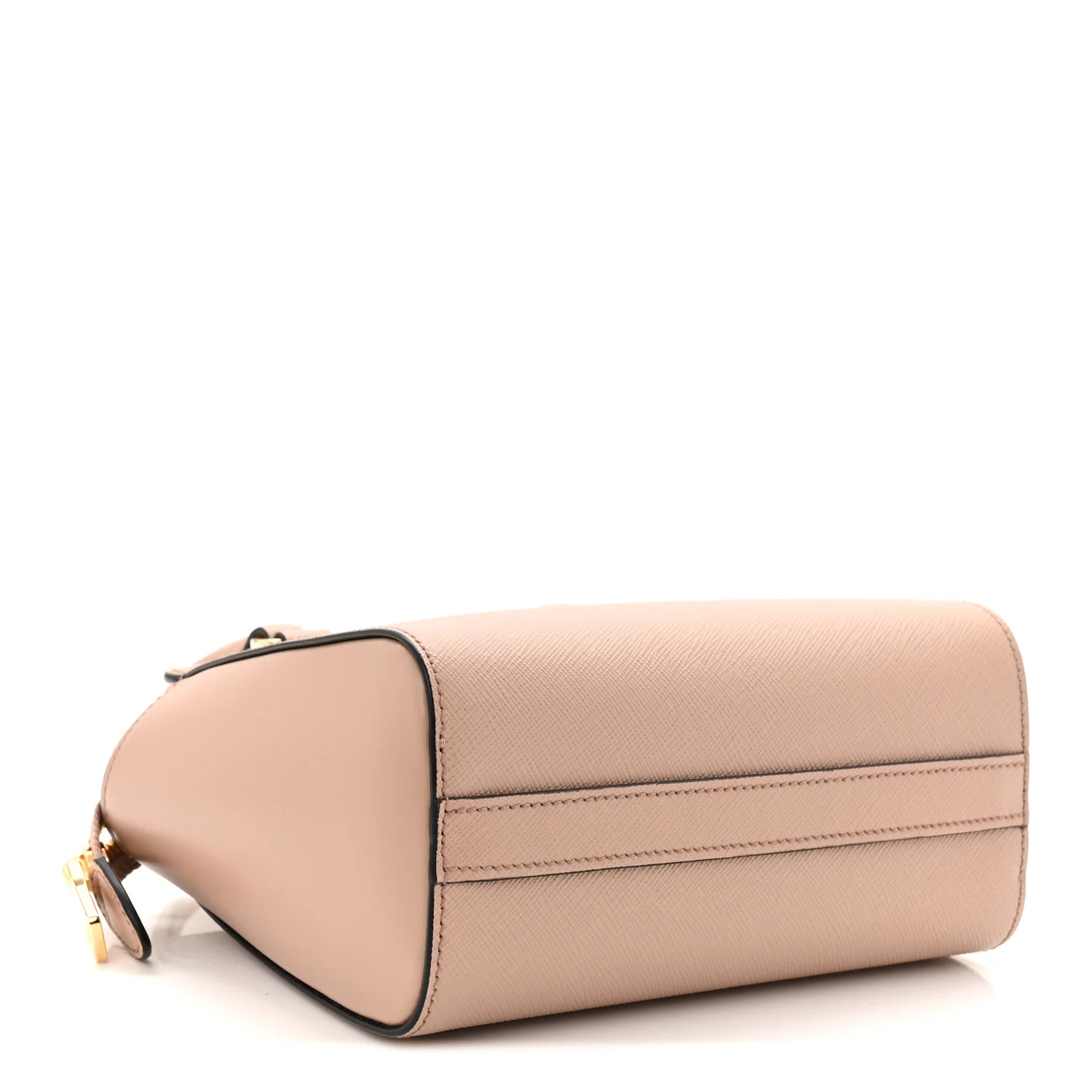 Saffiano Soft Calfskin Mini Zippered Tote Cipria - Image 4
