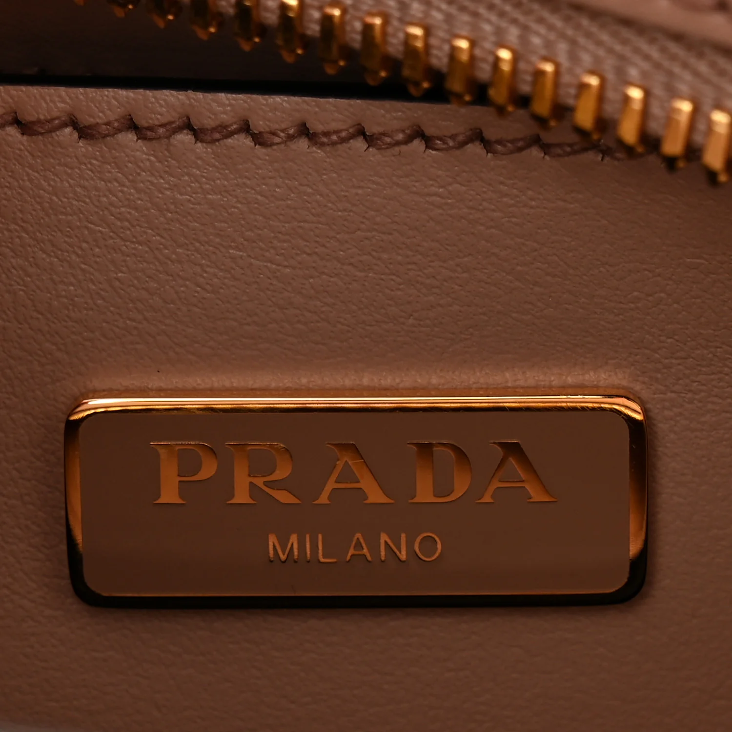 Saffiano Soft Calfskin Mini Zippered Tote Cipria - Image 6