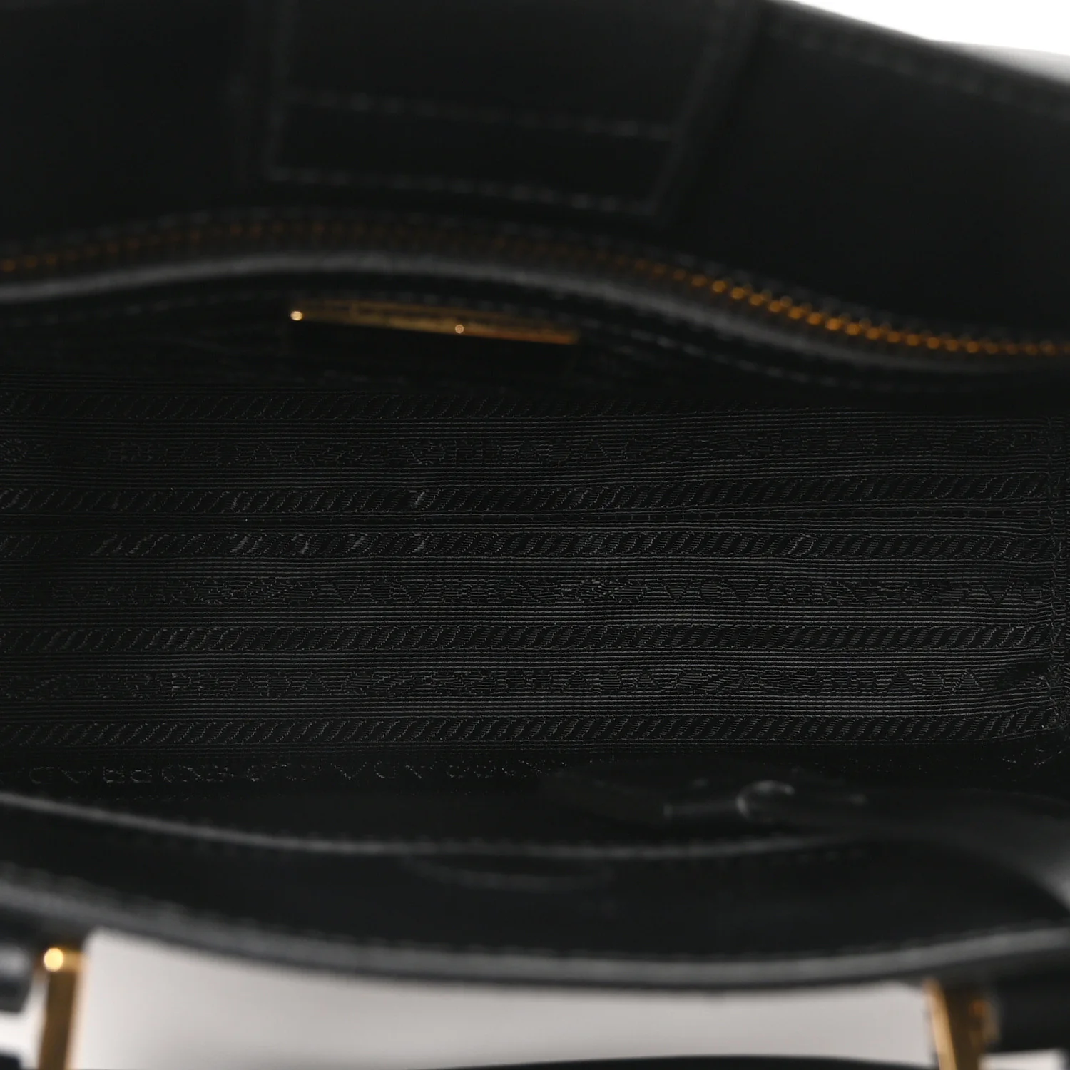 Saffiano Soft Calfskin Small Zippered Tote Black - Image 5