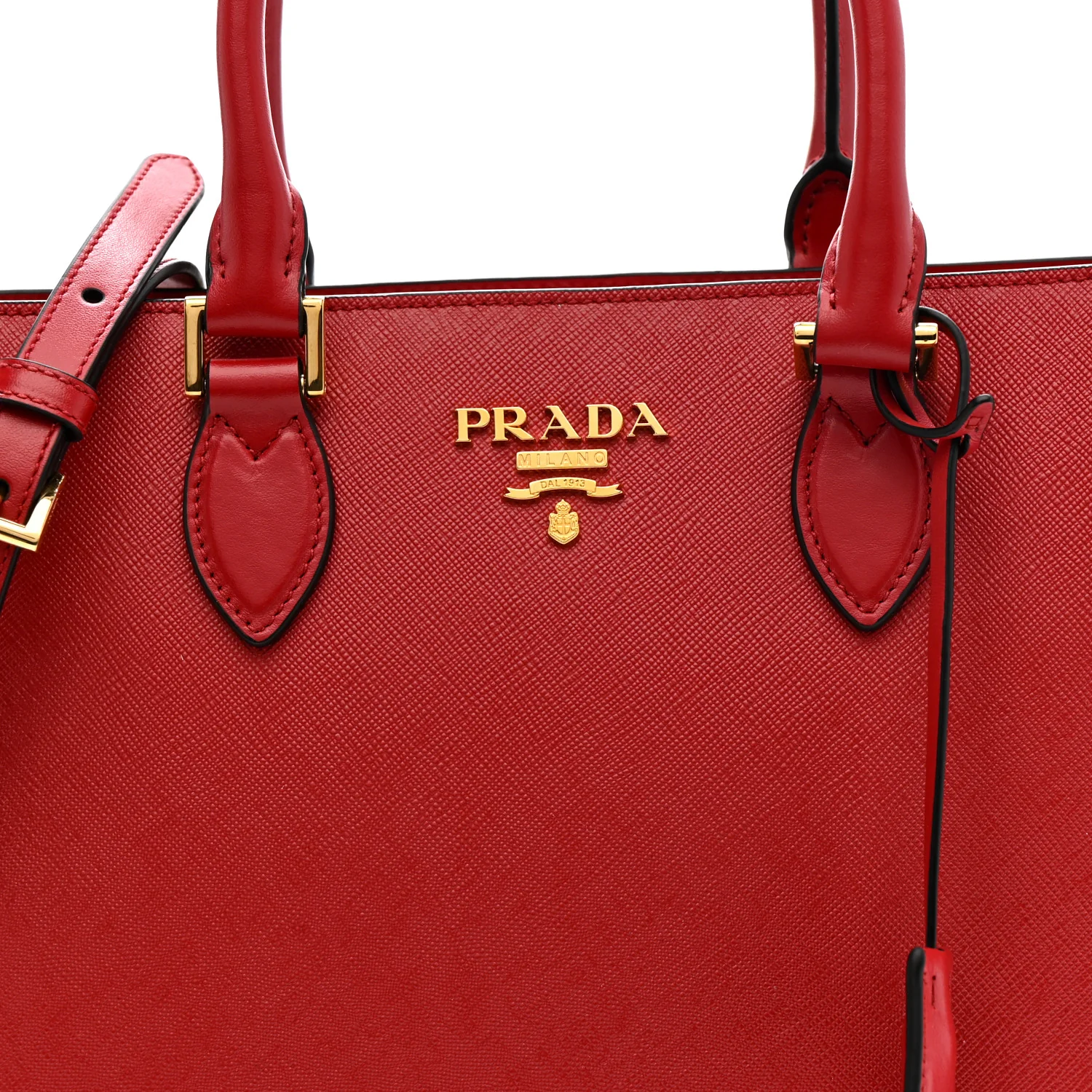 Saffiano Soft Calfskin Tote Fuoco - Image 8