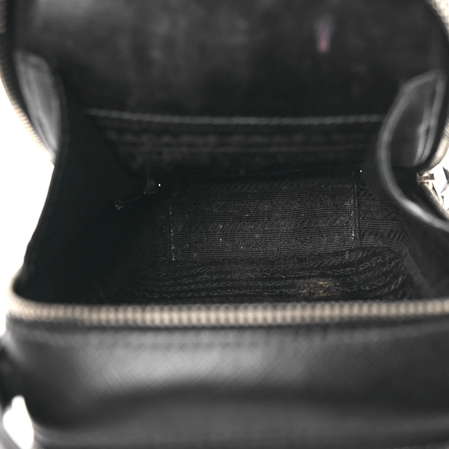 Saffiano Travel Brique Crossbody Messenger Bag  Black - Image 5