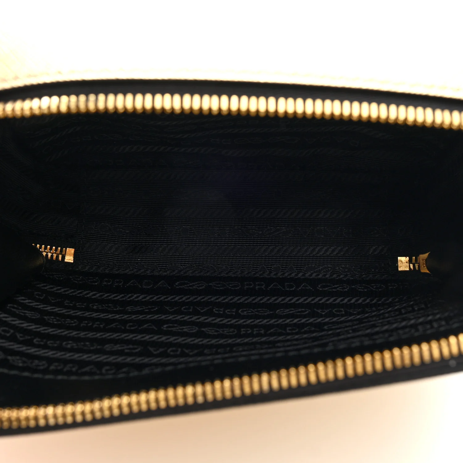 Saffiano Travel Small Brique Crossbody Bag Platino - Image 5