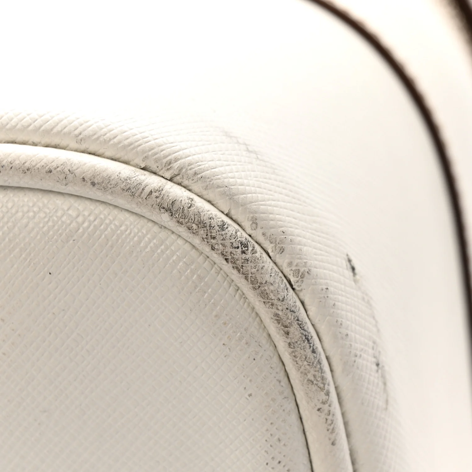 Saffiano Travel Trolley Luggage White - Image 23