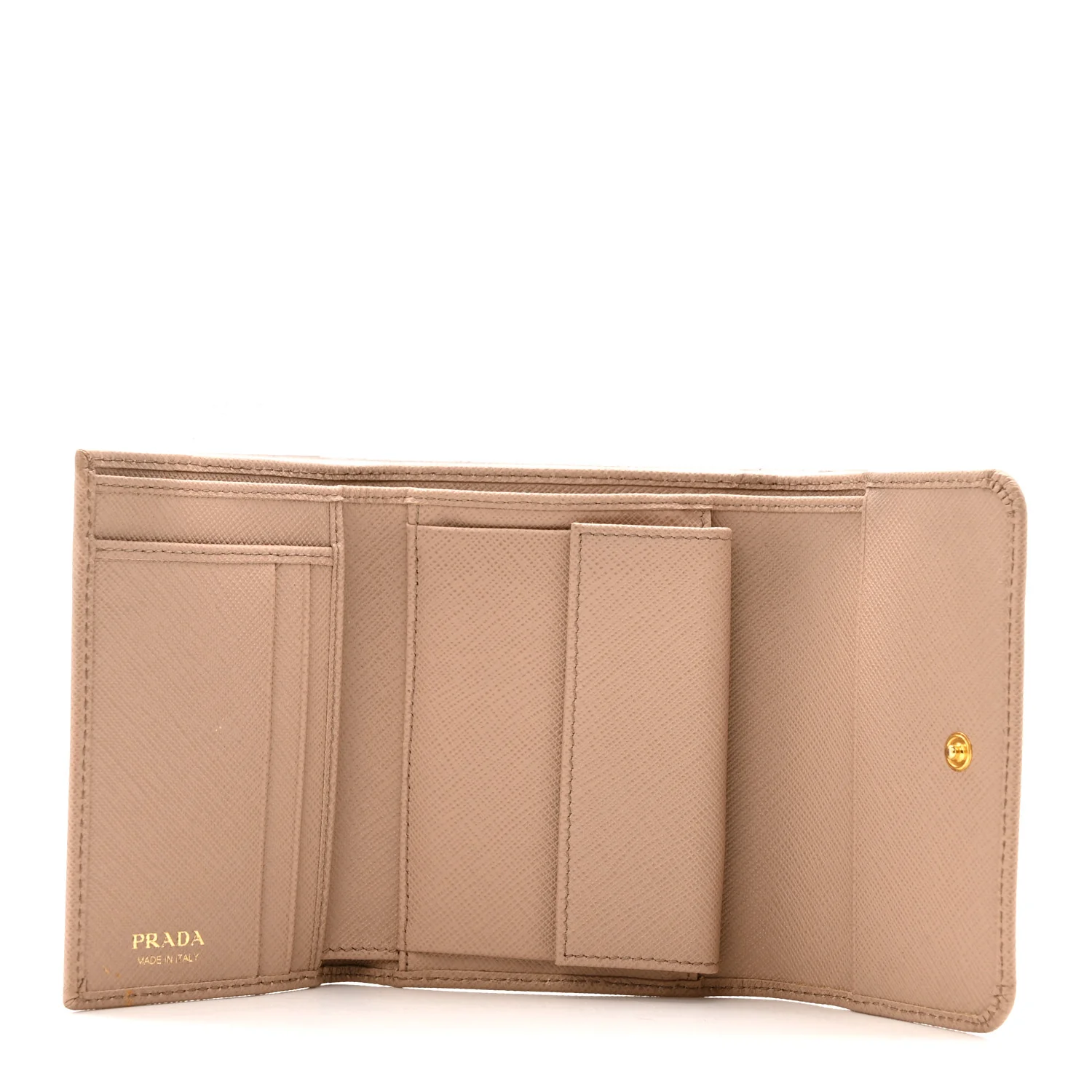 Saffiano Tri-Fold Bow Wallet Cammeo - Image 5