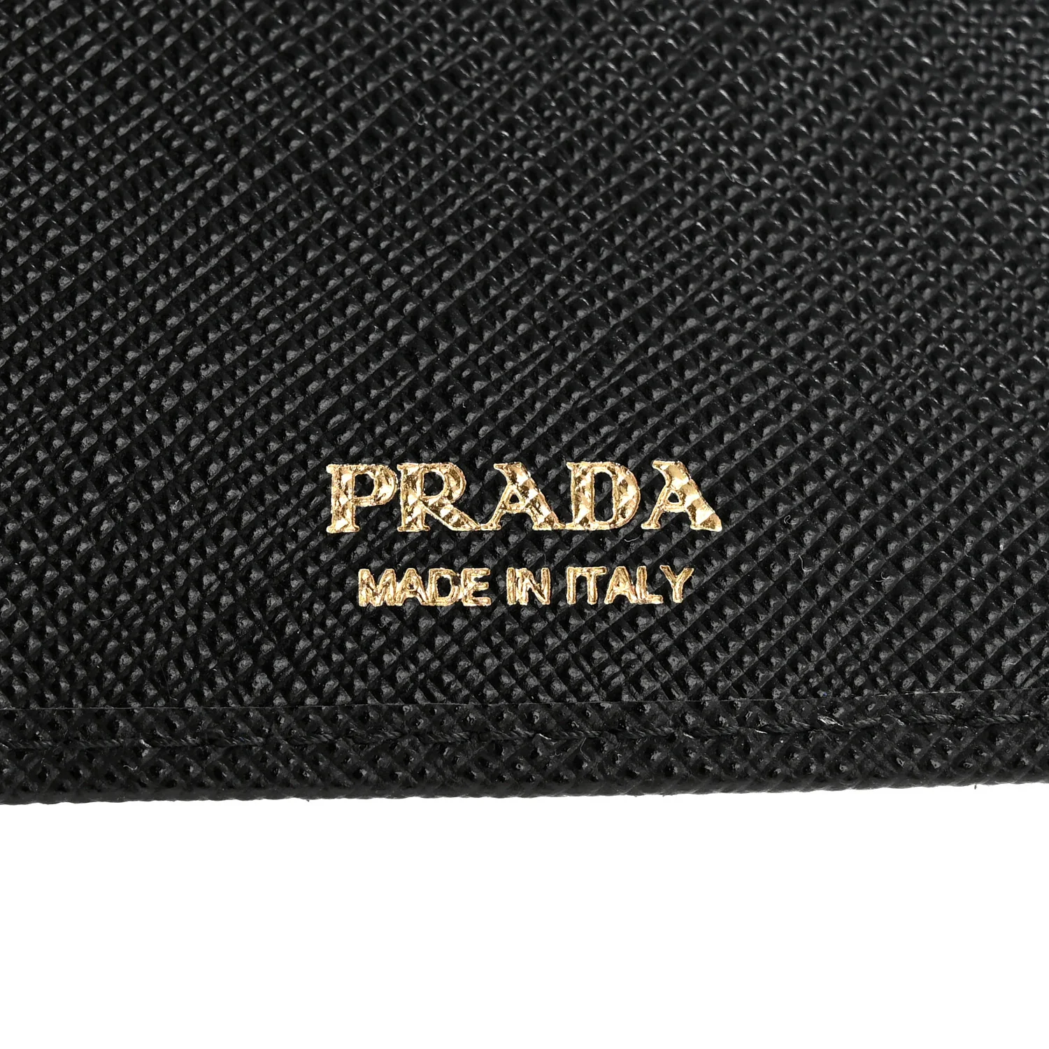 Saffiano Triangle Continental Zip Wallet Black - Image 6