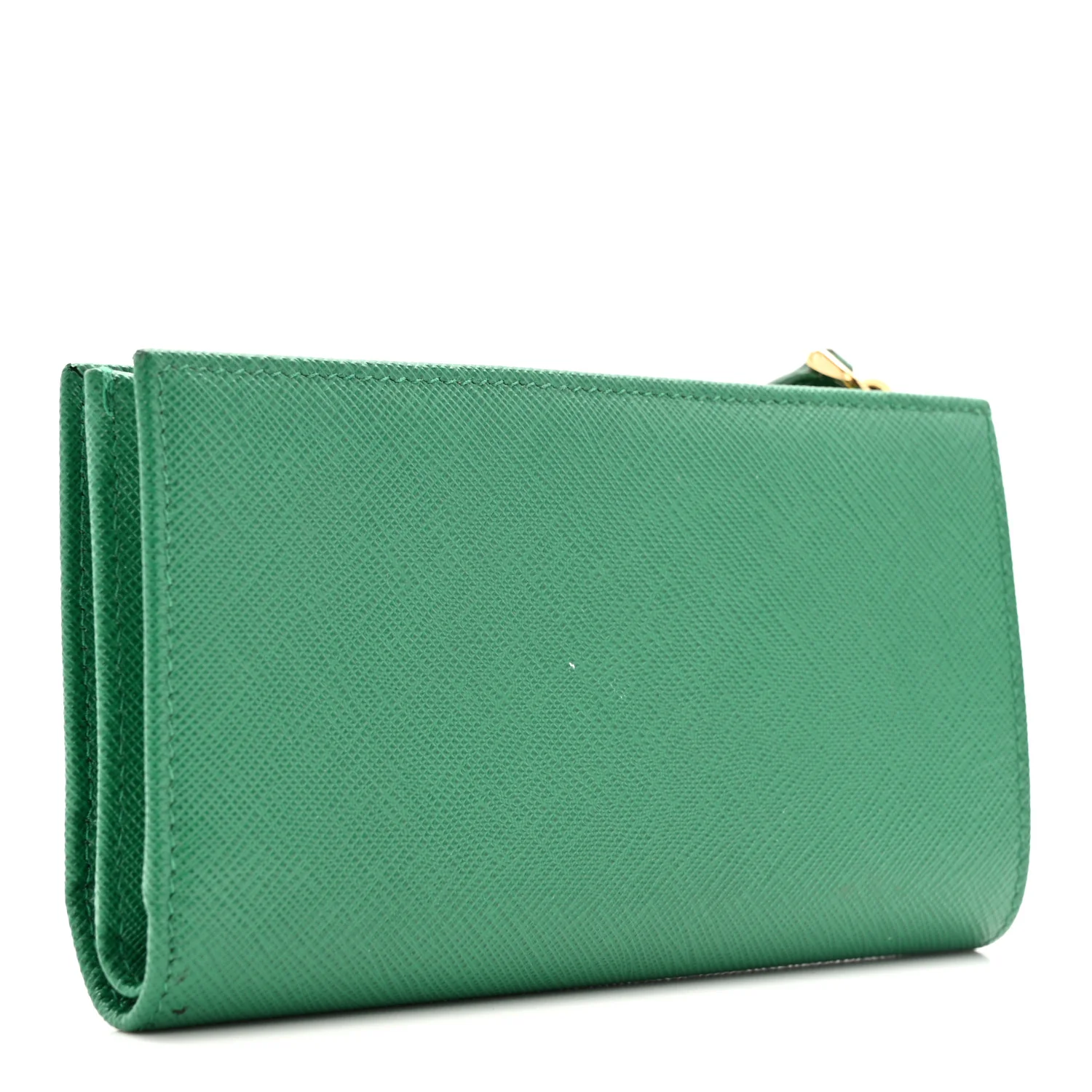 Saffiano Triangle Continental Zip Wallet Mango - Image 3