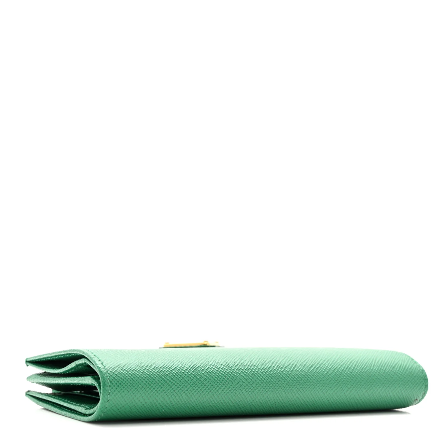 Saffiano Triangle Continental Zip Wallet Mango - Image 4