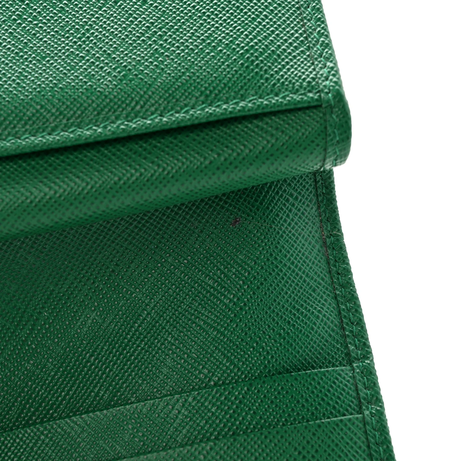 Saffiano Triangle Continental Zip Wallet Mango - Image 9