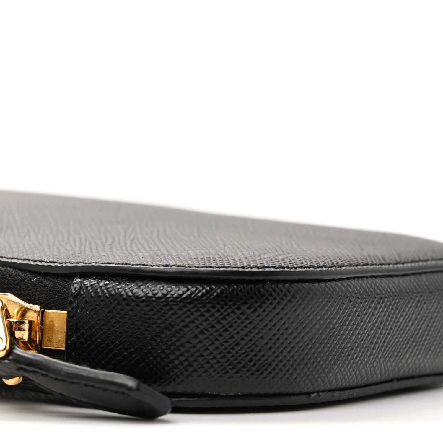 Saffiano Triangle Mini Bag Black - Image 23