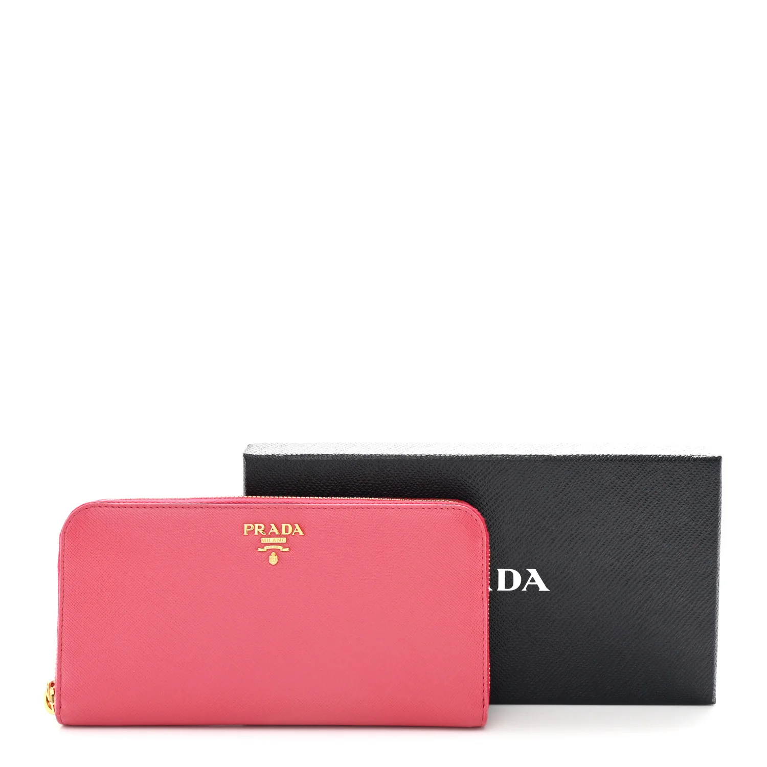 Saffiano Triangle Zip Around Wallet Peonia - Image 9