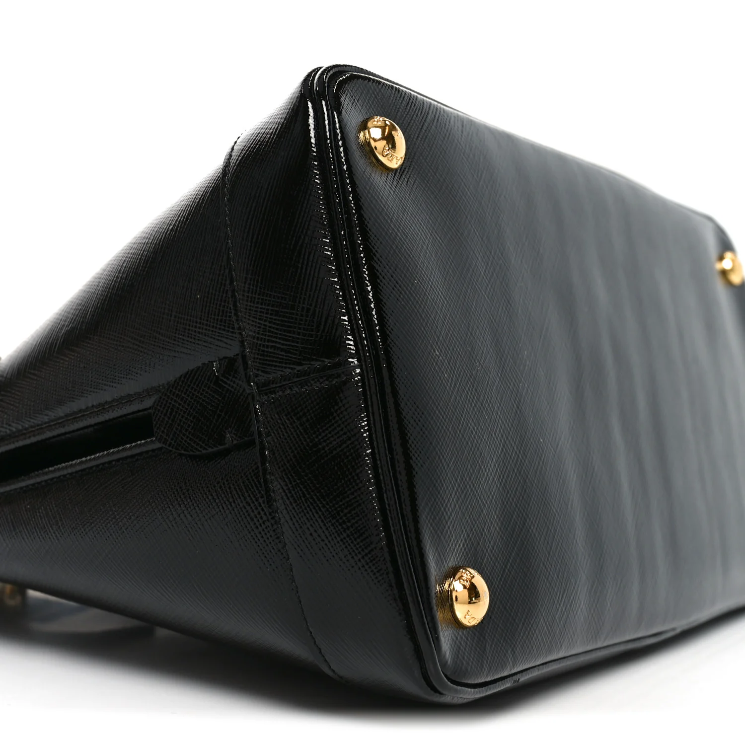 Saffiano Vernice Medium Open Promenade Tote Black - Image 8