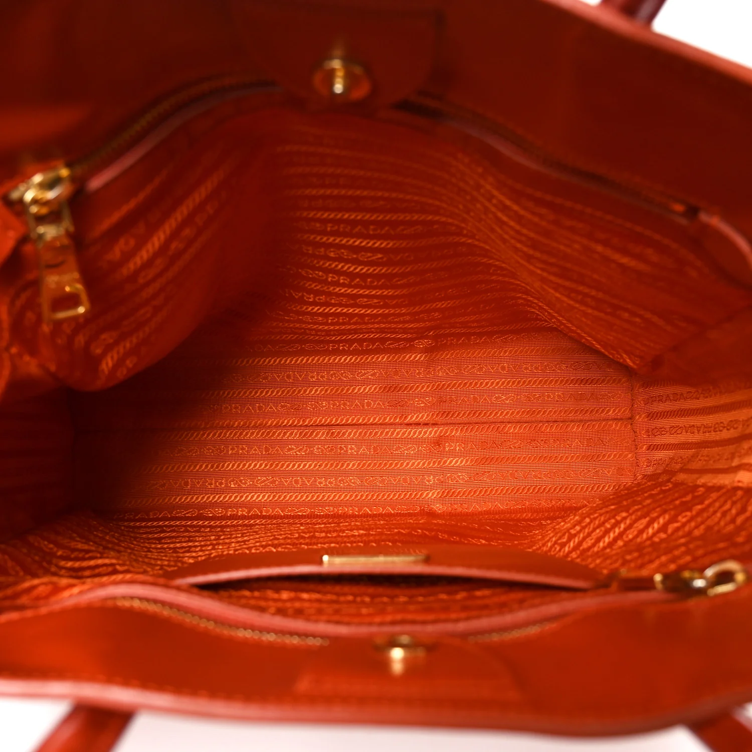 Saffiano Vernice Shopping Tote Arancio - Image 5