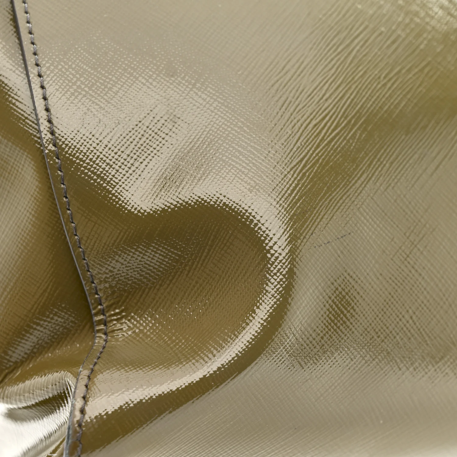 Saffiano Vernice Shopping Tote Militare - Image 19