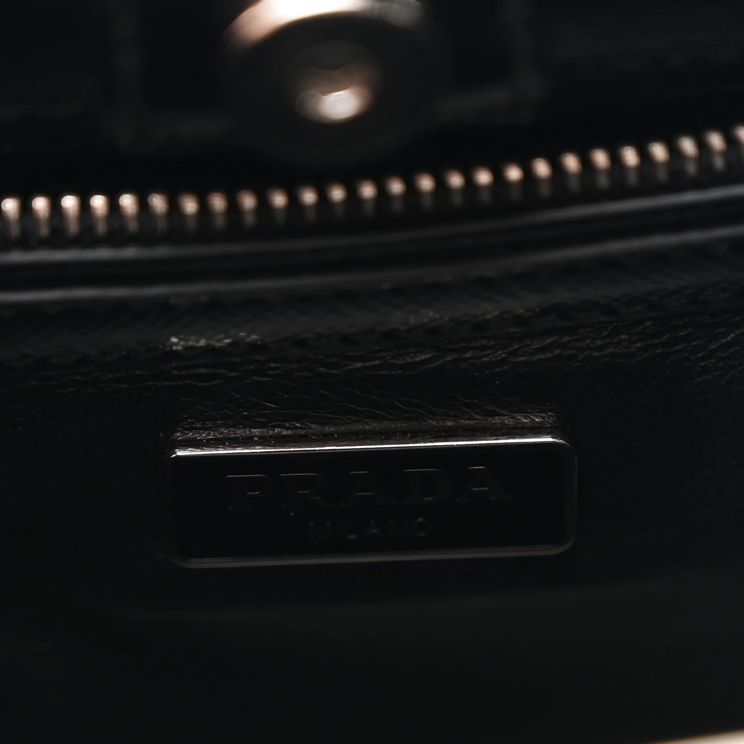 Saffiano Vernice Top Handle Bag Black - Image 6