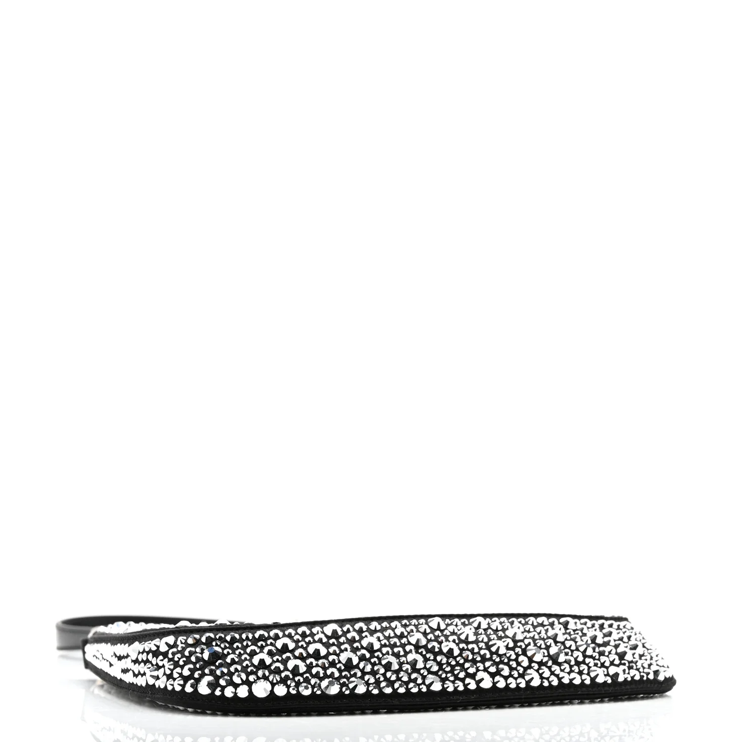Satin Crystal Cleo Adjustable Strap Shoulder Bag Metal - Image 4
