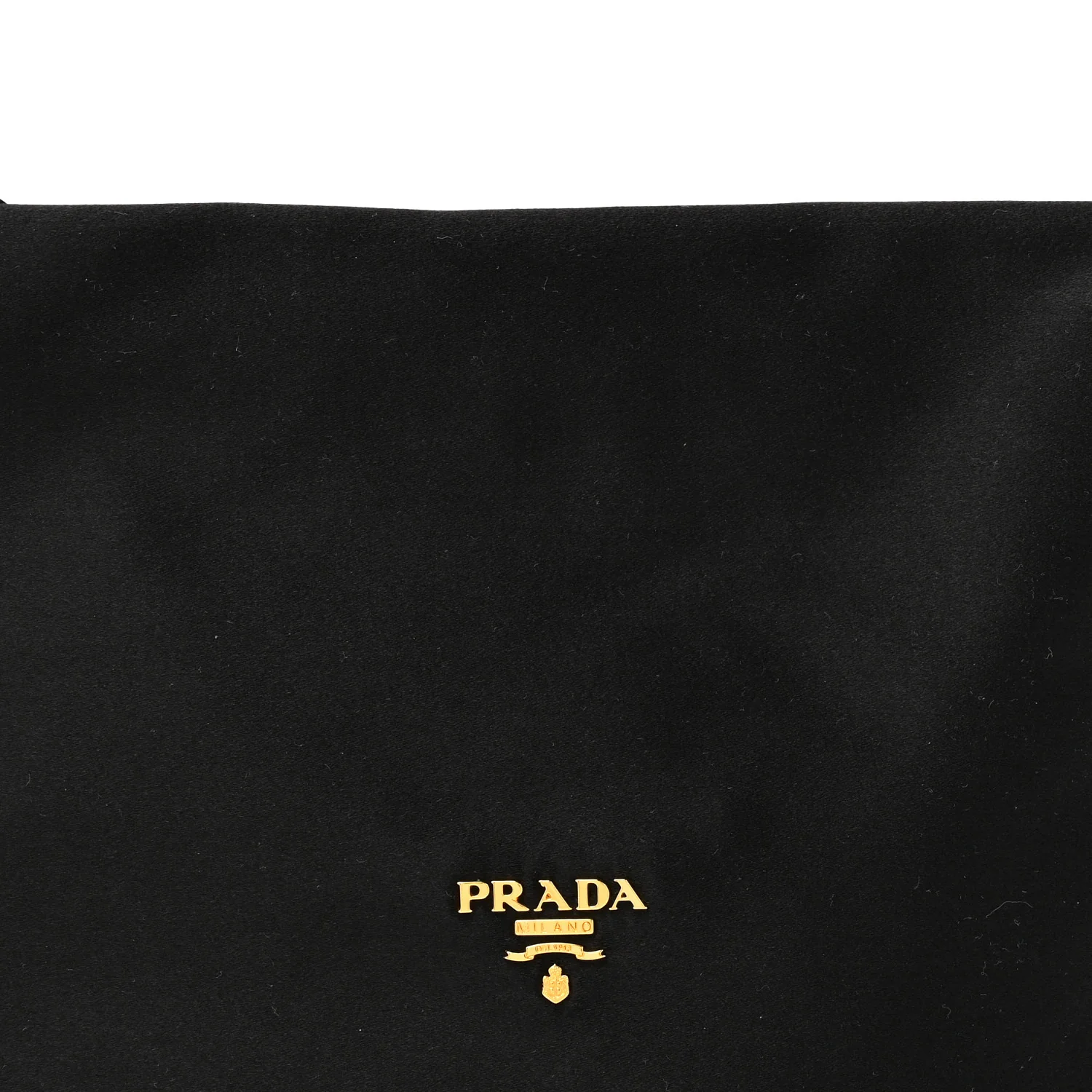 Satin Pochette Bag Black - Image 7