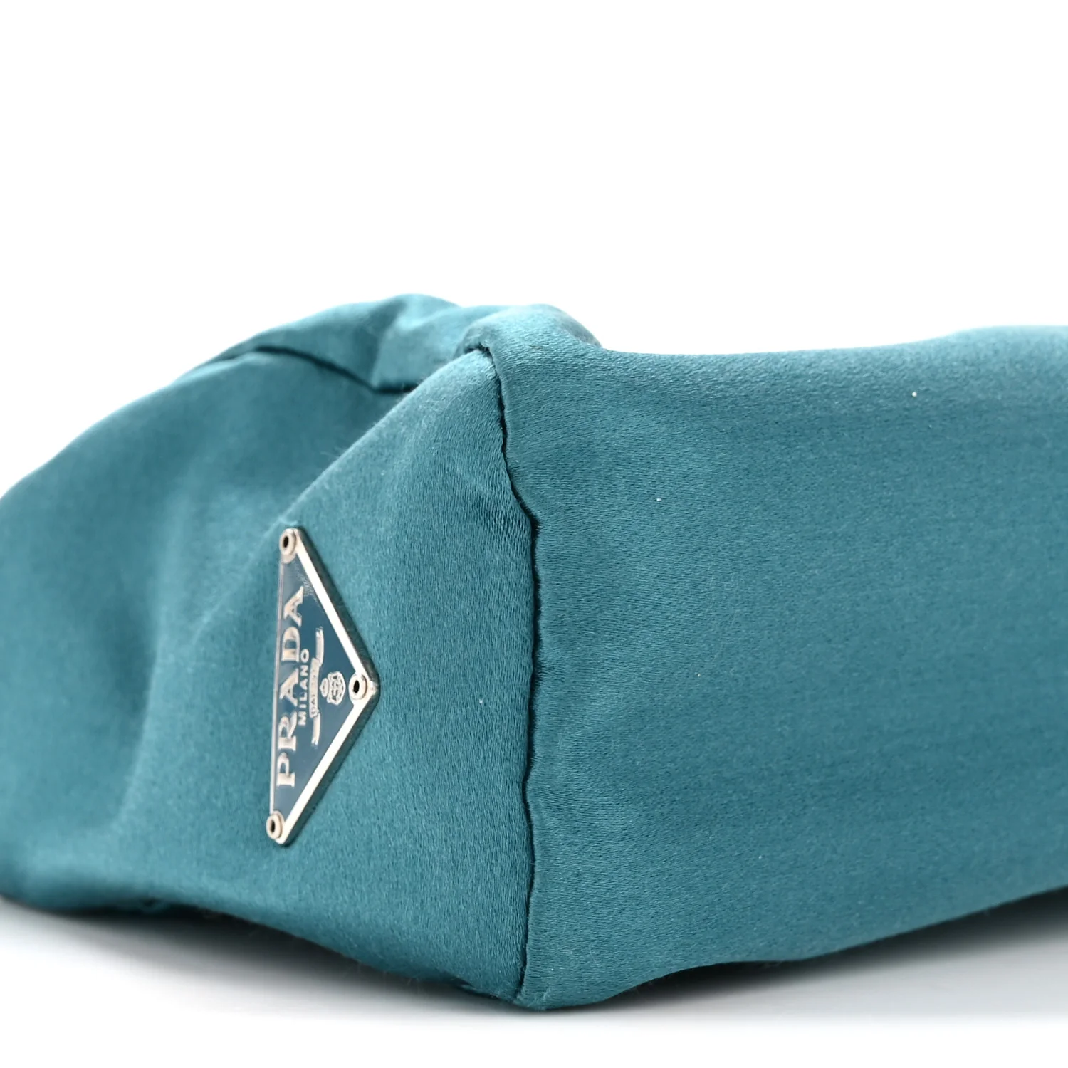 Satin Soft Evening Bag Turchese - Image 9