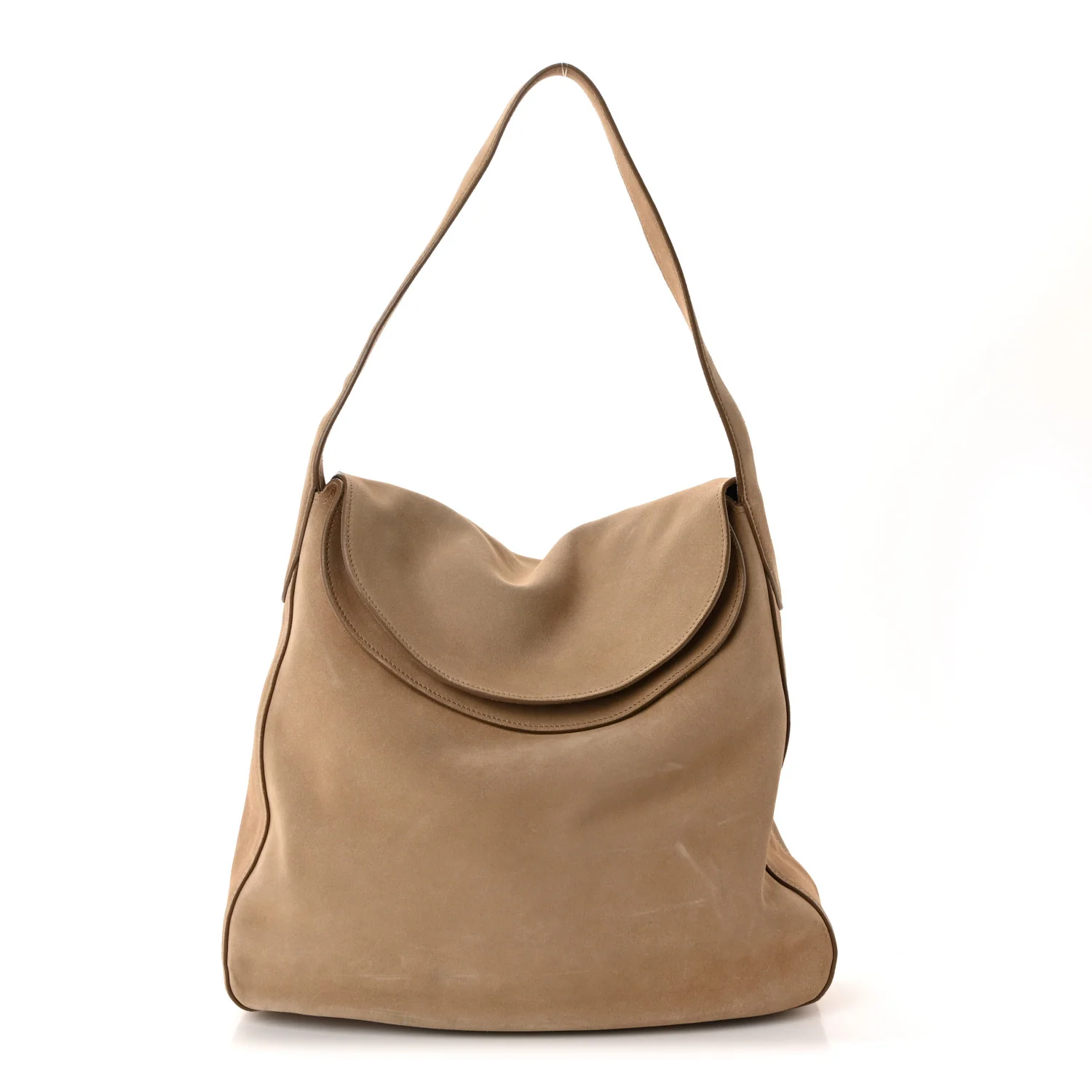Scamosciato Hobo Cammello