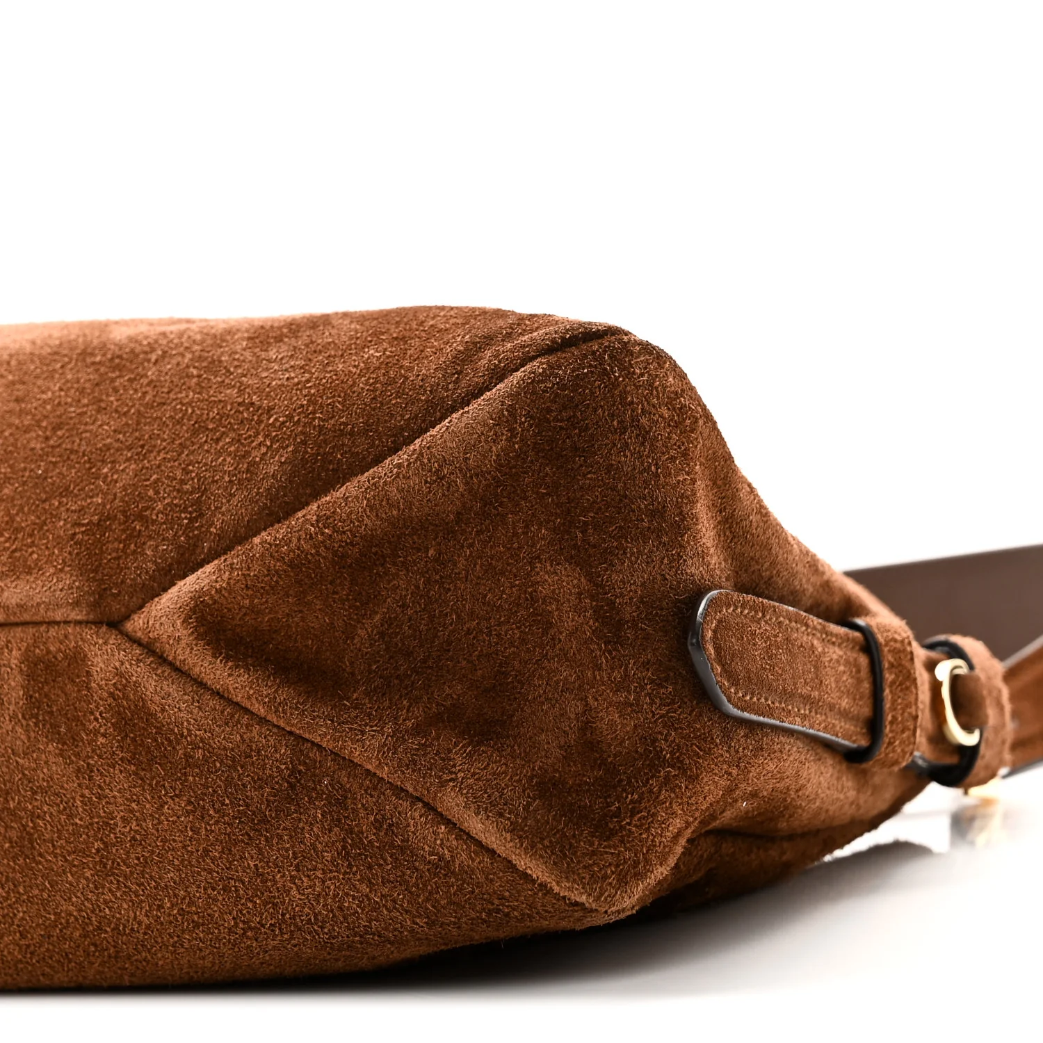 Scamosciato Suede Medium Aimee Shoulder Bag Cacao - Image 10