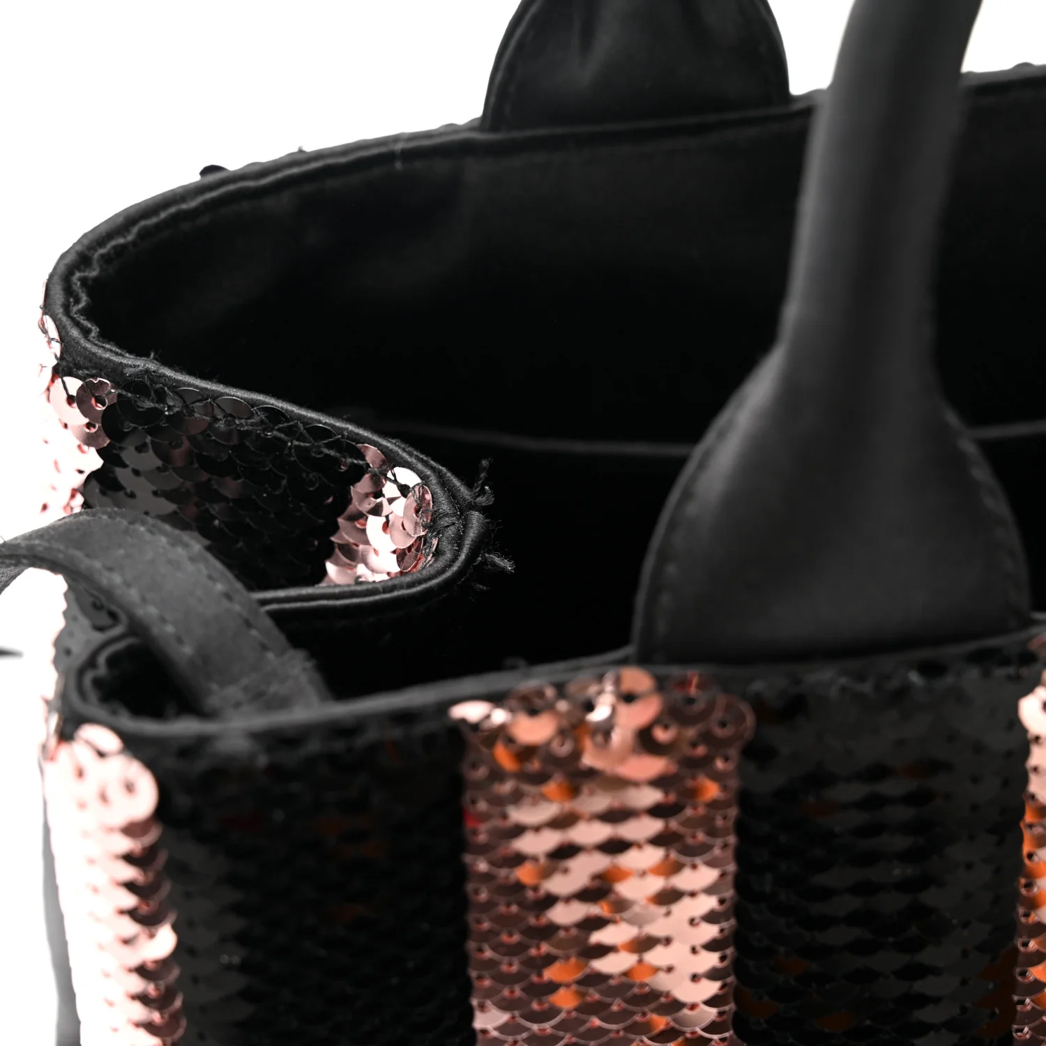 Sequin Broccato Tote Black Cipria - Image 11