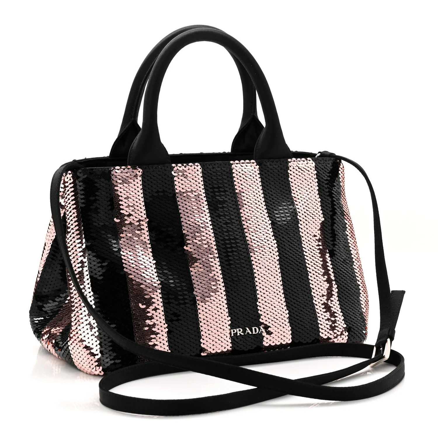 Sequin Broccato Tote Black Cipria - Image 3