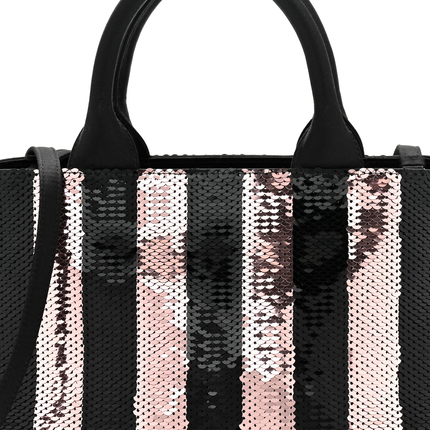 Sequin Broccato Tote Black Cipria - Image 7