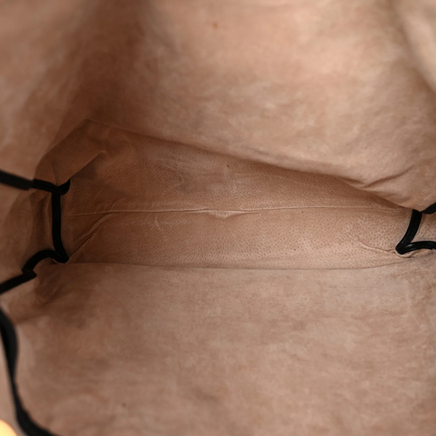 Soft Calf Shopping Tote Black - Image 5