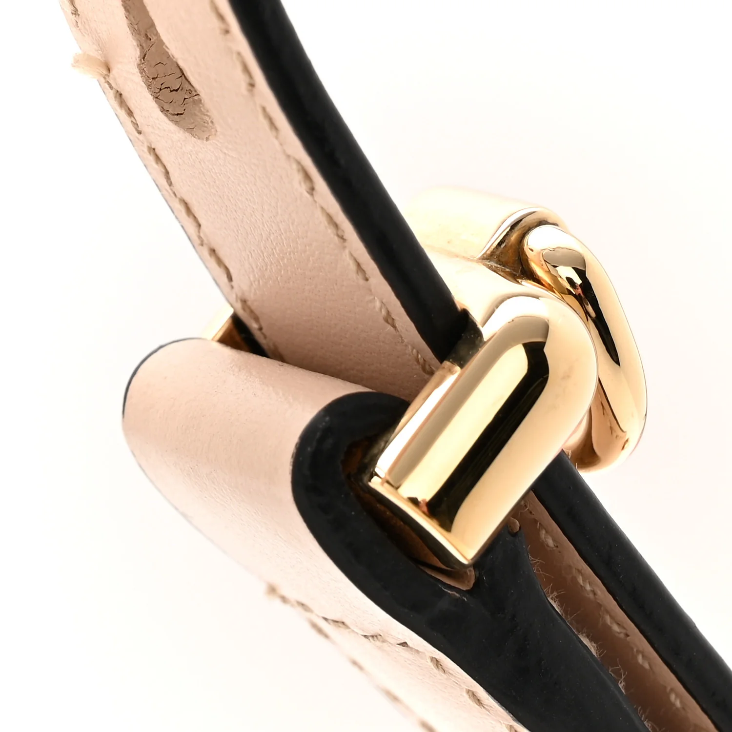 Soft Calfskin Arque Shoulder Bag Travertino - Image 11