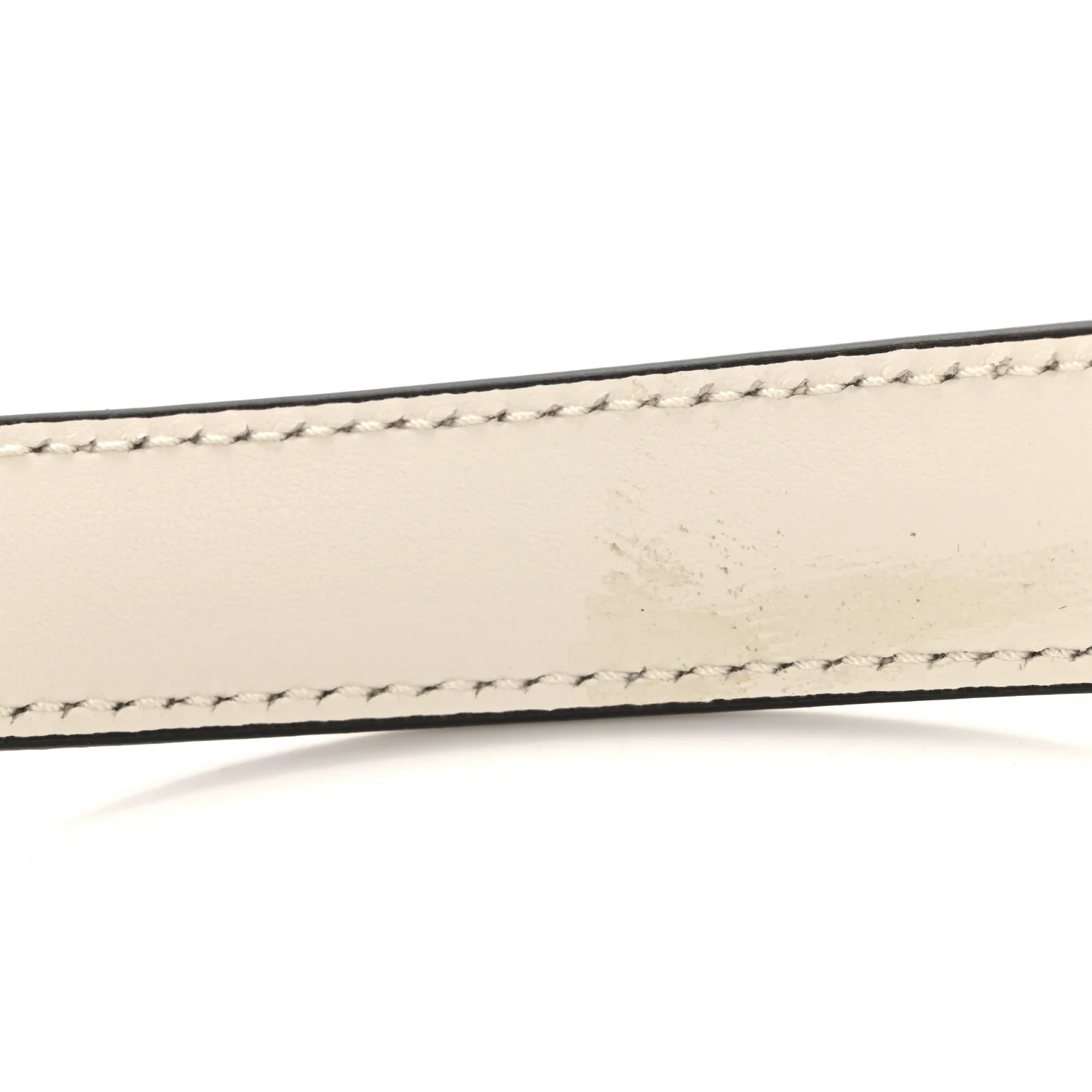 Soft Calfskin Arque Shoulder Bag White - Image 11