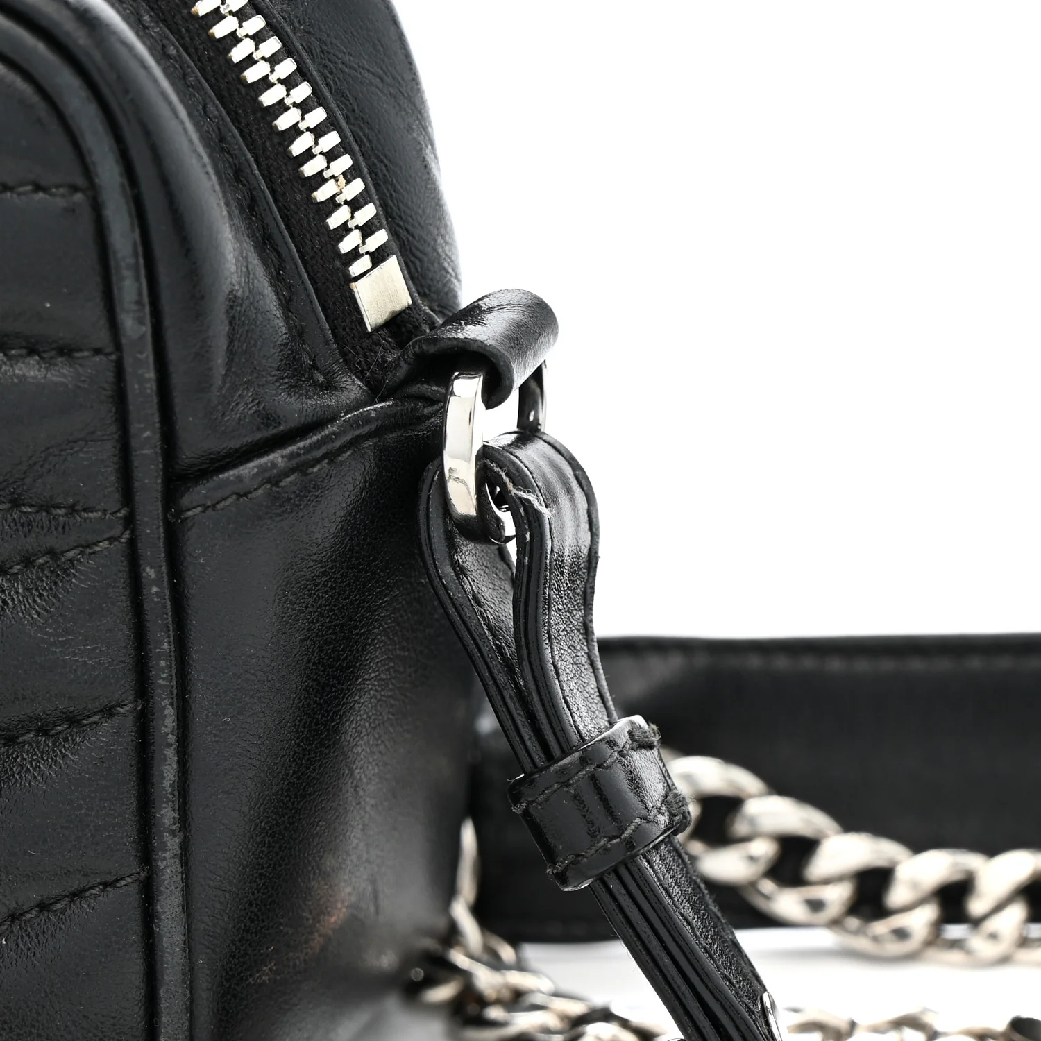 Soft Calfskin Diagramme Camera Bag Black - Image 14