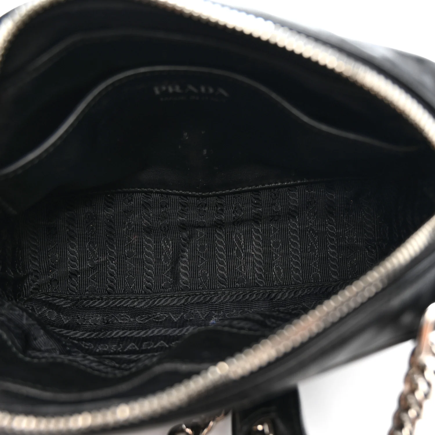Soft Calfskin Diagramme Camera Bag Black - Image 5