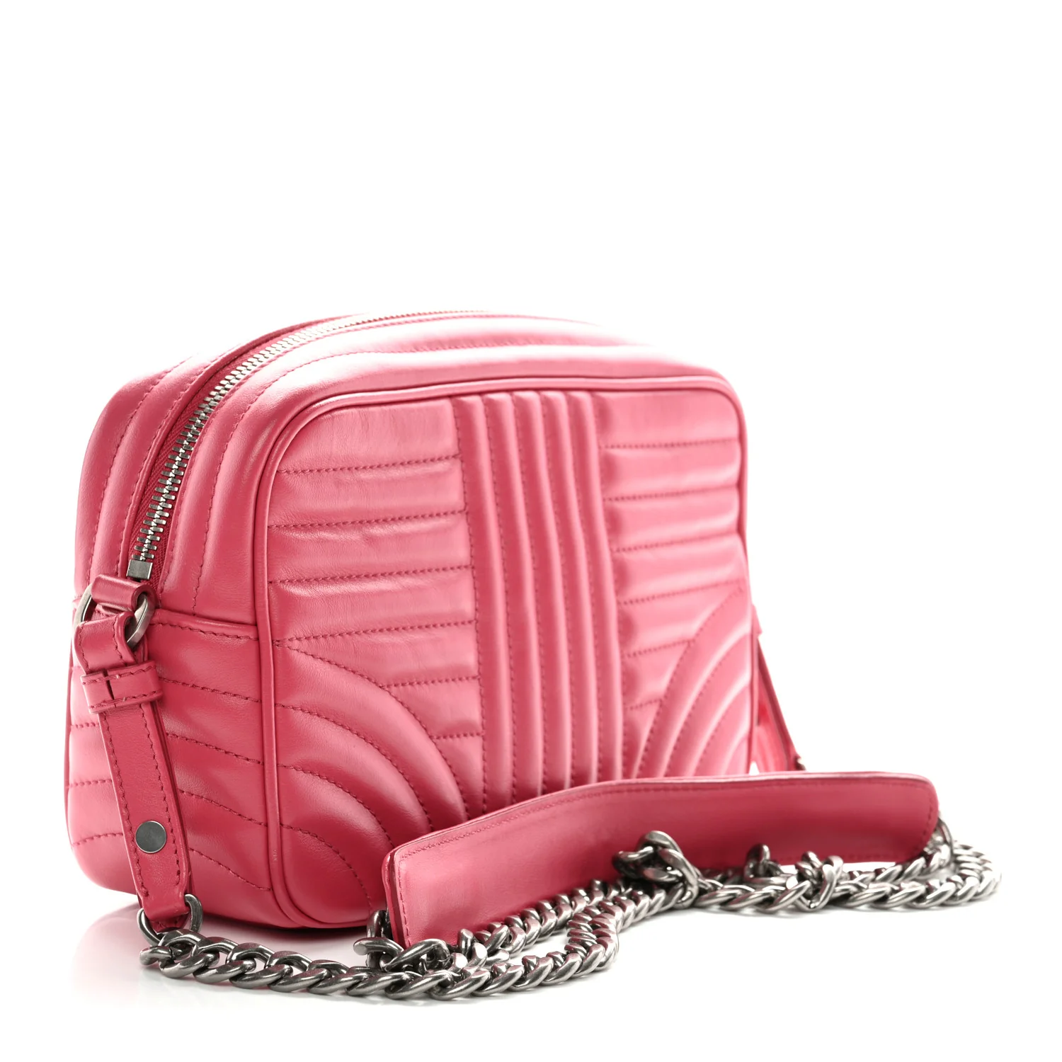 Soft Calfskin Diagramme Camera Bag Peonia - Image 3
