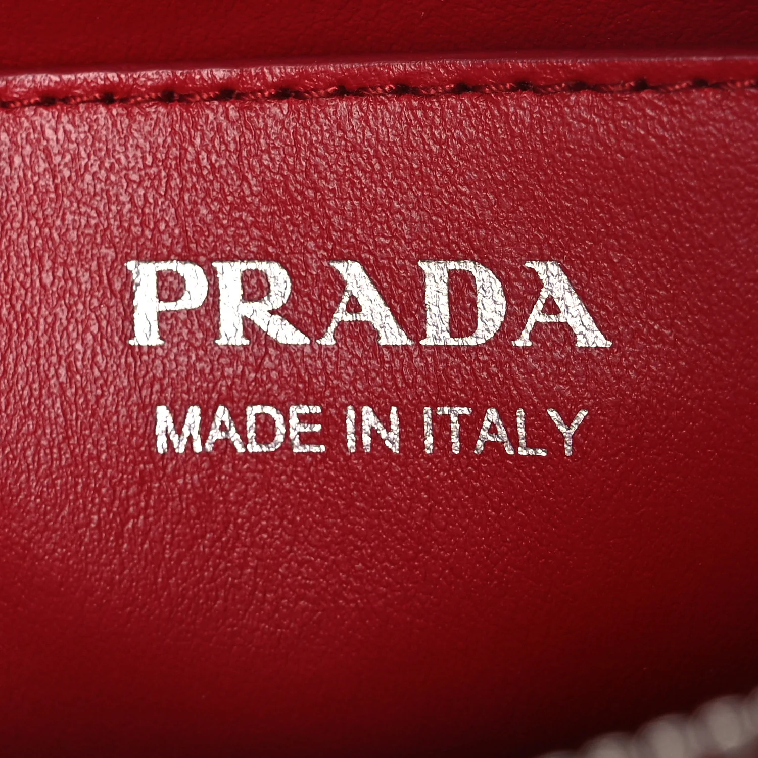 Soft Calfskin Diagramme Camera Bag Rosso - Image 6