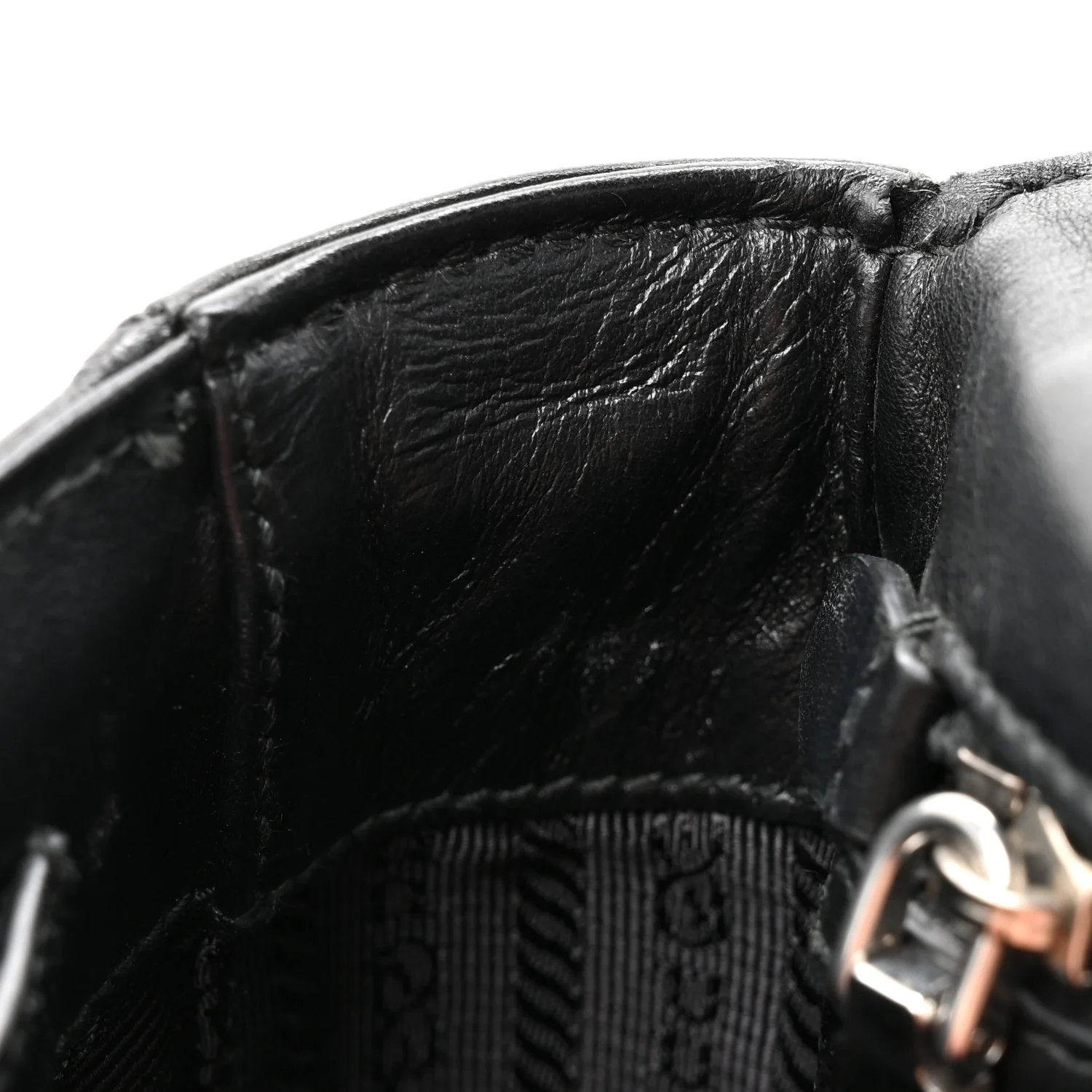 Soft Calfskin Impunture Diagramme Medium Chain Flap Shoulder Bag Black - Image 21