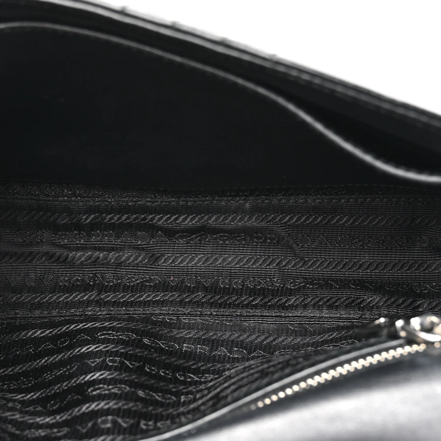 Soft Calfskin Impunture Diagramme Medium Chain Flap Shoulder Bag Black - Image 9