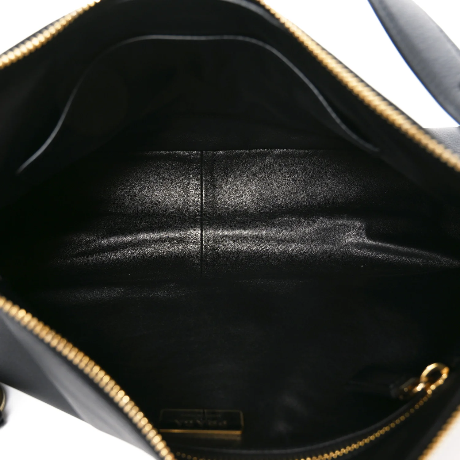 Soft Calfskin Large Aimée Shoulder Bag Black - Image 5