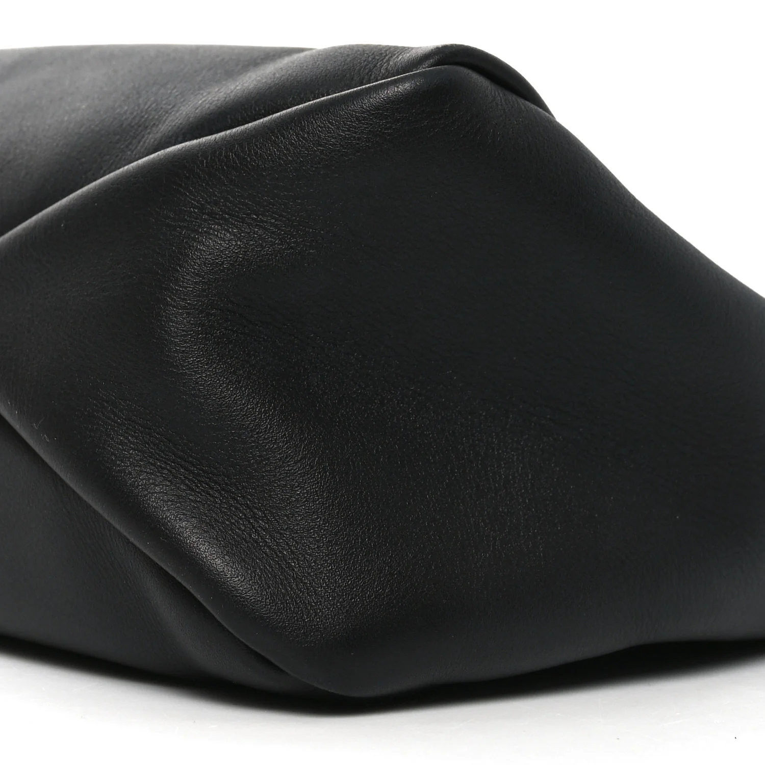 Soft Calfskin Large Aimée Shoulder Bag Black - Image 9