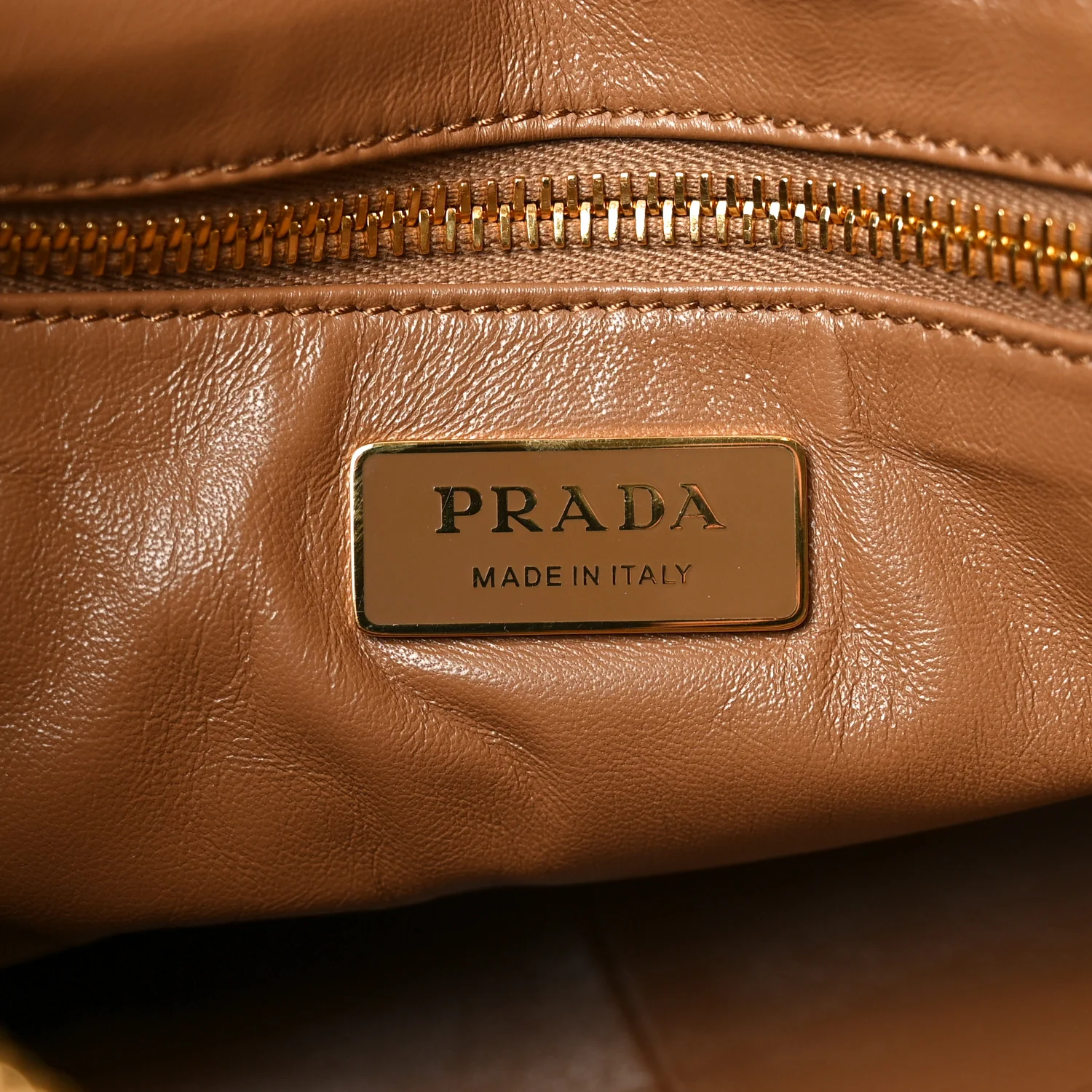 Soft Calfskin Large Aimee Shoulder Bag Caramel - Image 6
