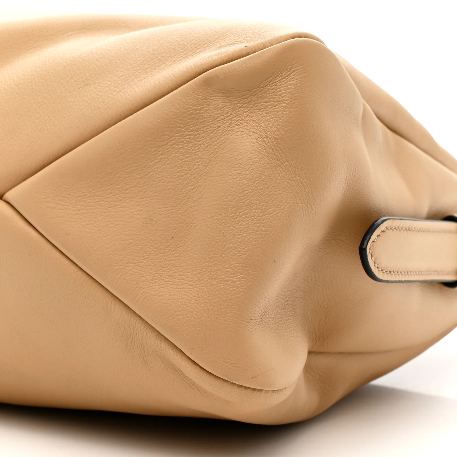 Soft Calfskin Large Aimée Shoulder Bag Travertine - Image 10