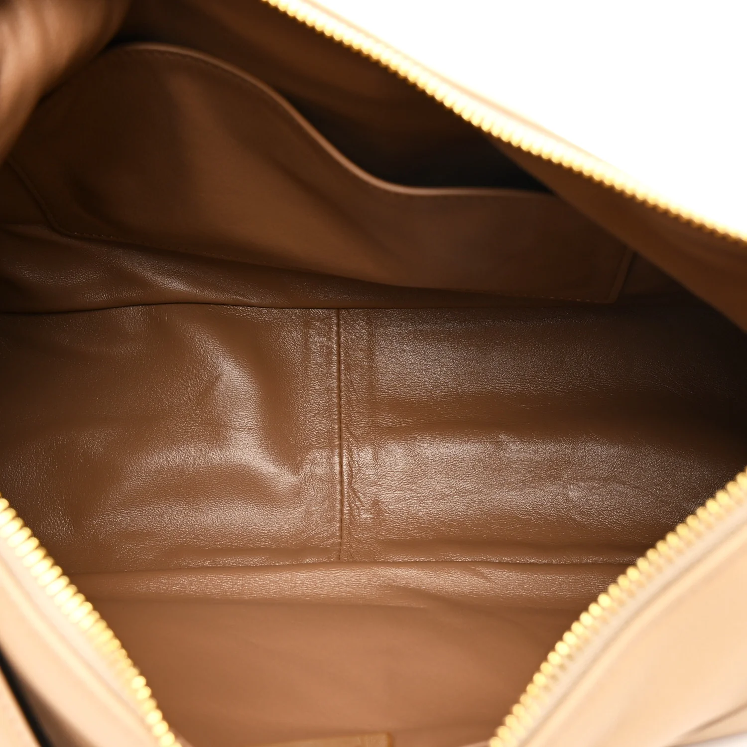 Soft Calfskin Large Aimée Shoulder Bag Travertine - Image 5