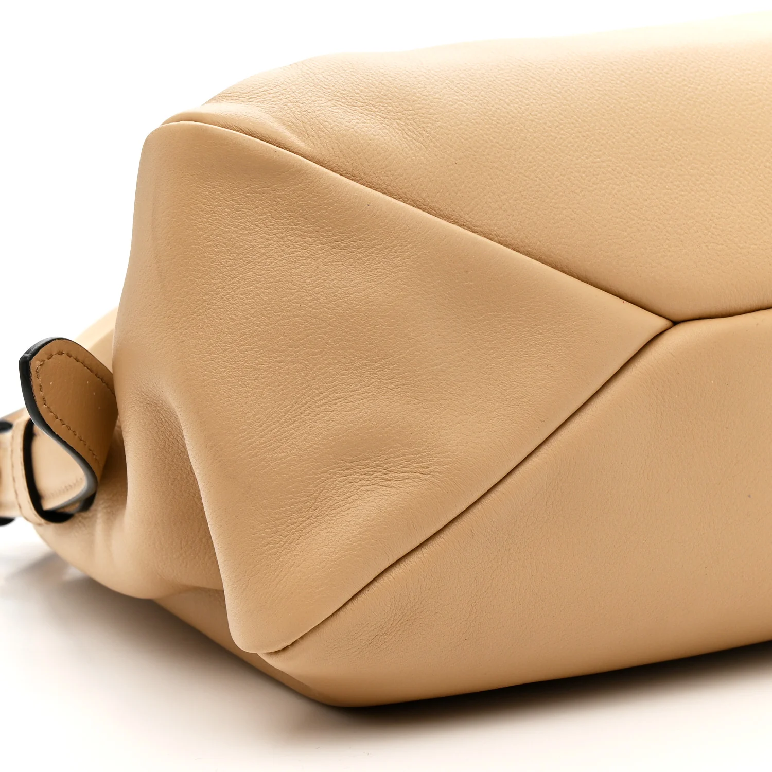 Soft Calfskin Large Aimée Shoulder Bag Travertine - Image 9