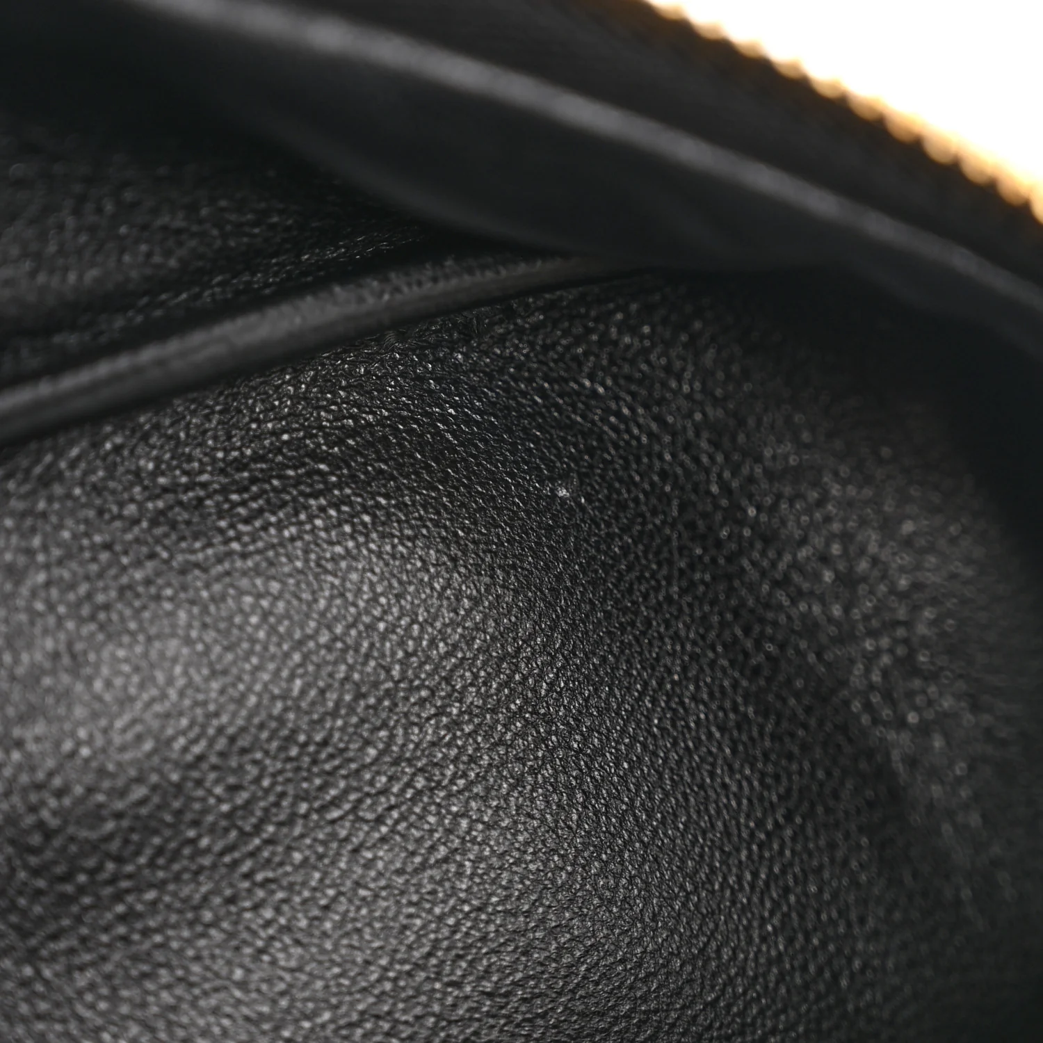 Soft Calfskin Swing Shoulder Bag Black Hazelnut - Image 11