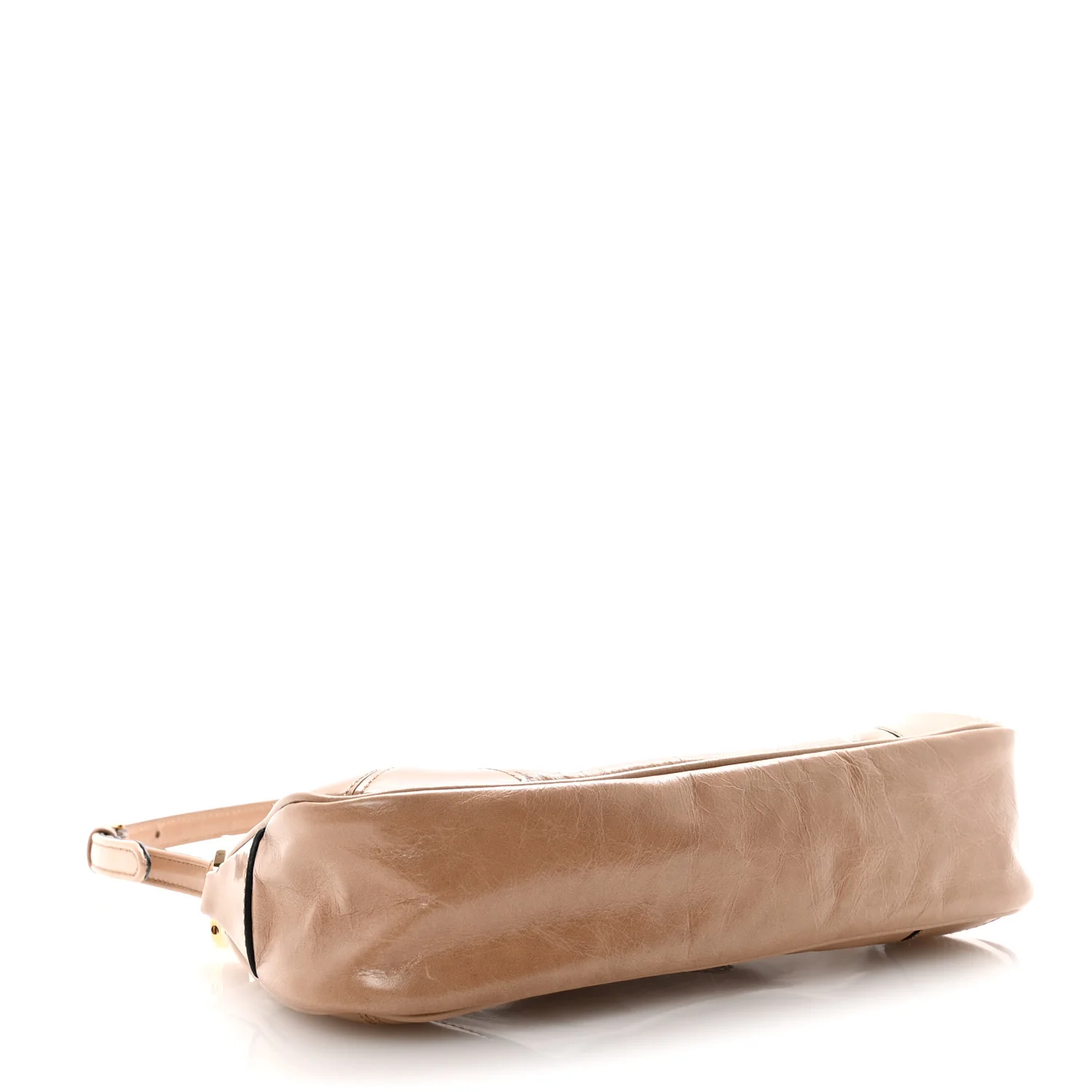 Soft Lux Calfskin Re-Edition 2002 Shoulder Bag Travertine - Image 4