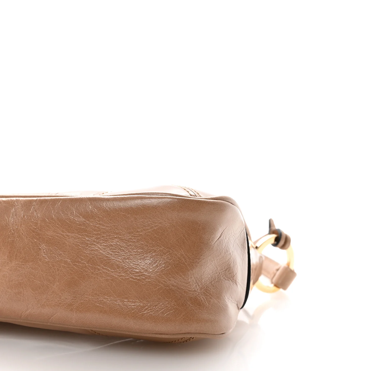 Soft Lux Calfskin Re-Edition 2002 Shoulder Bag Travertine - Image 9