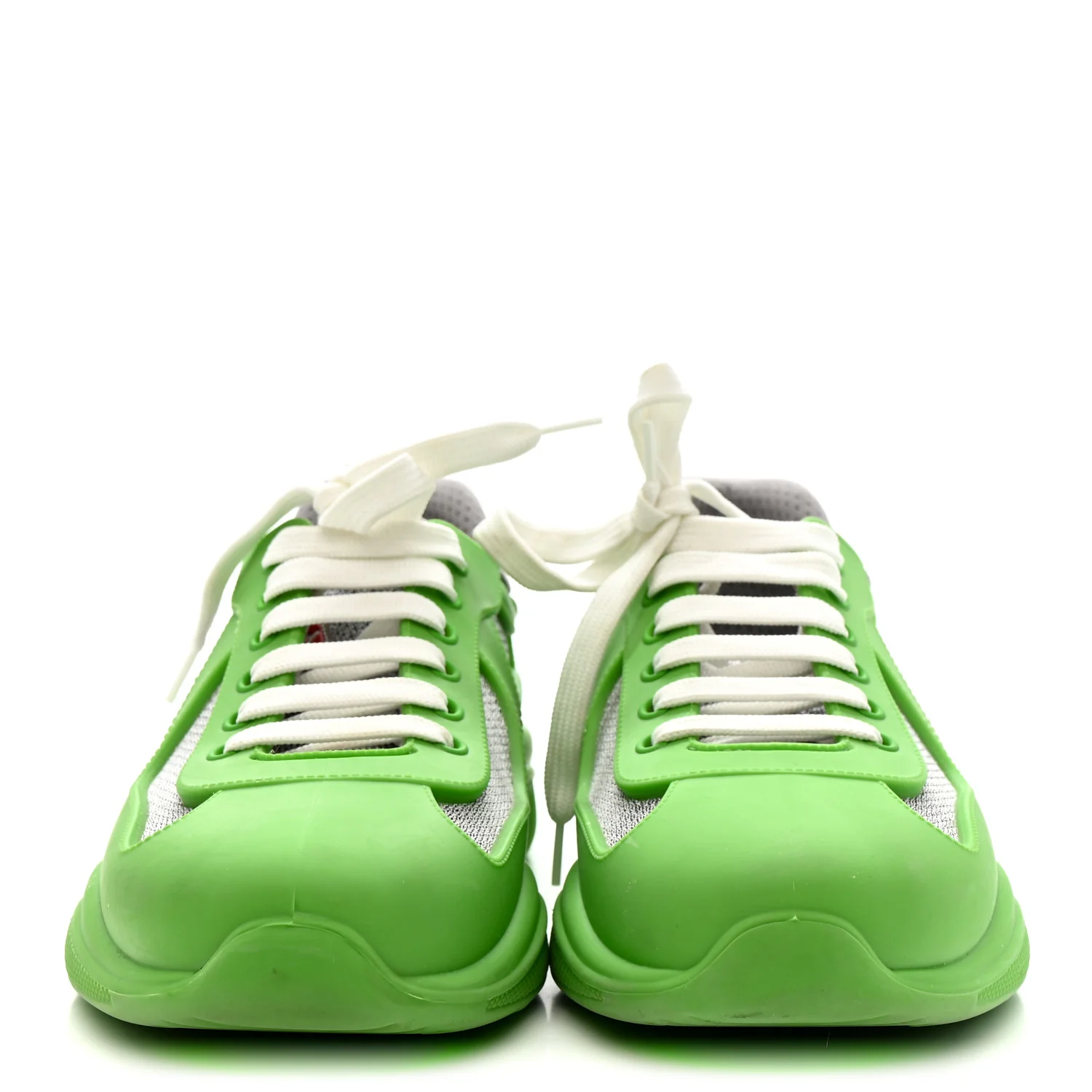 Soft Rubber Mesh Mens America's Cup Sneakers 42 Apple Green - Image 3