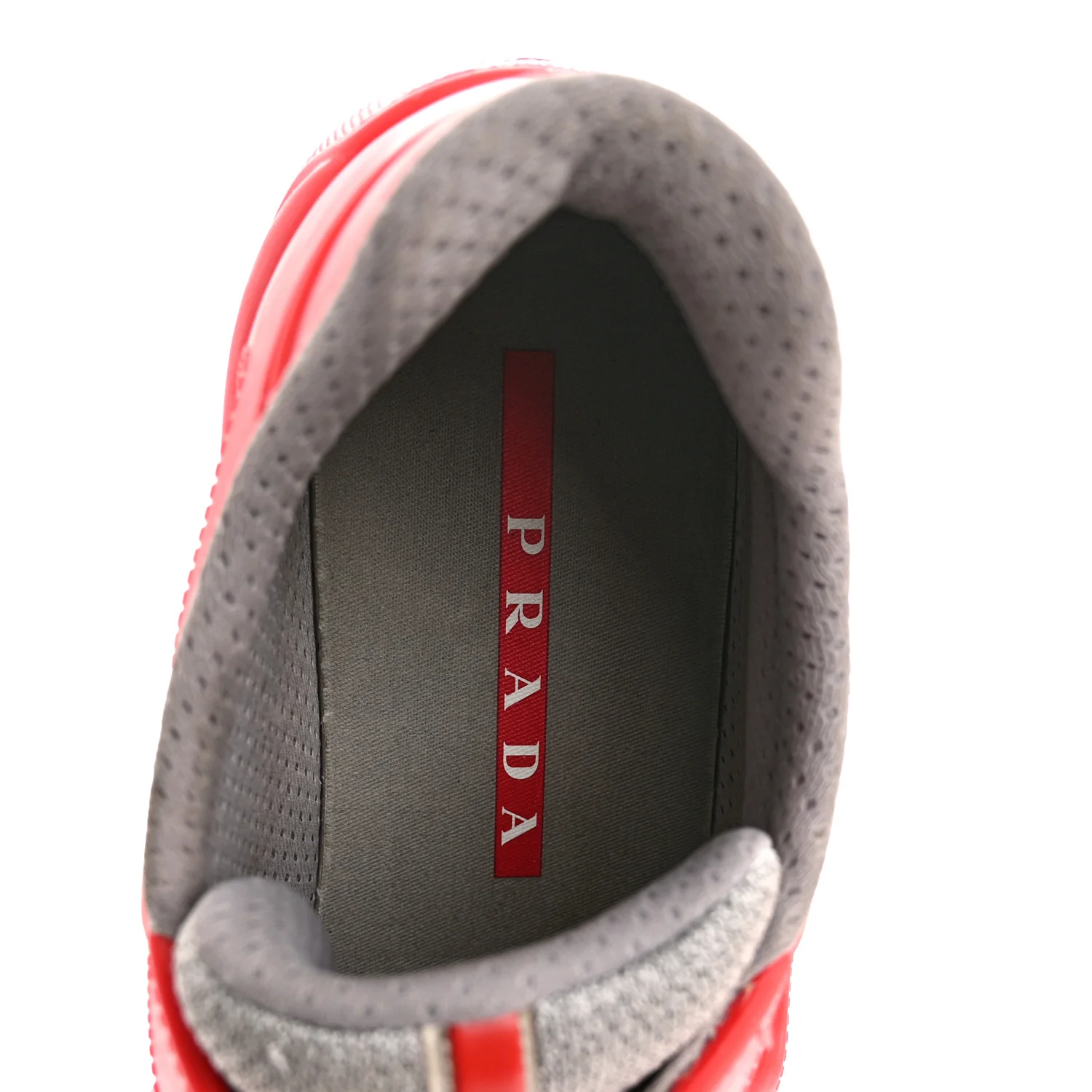 Soft Rubber Mesh Womens America's Cup Sneakers 38 Red - Image 7